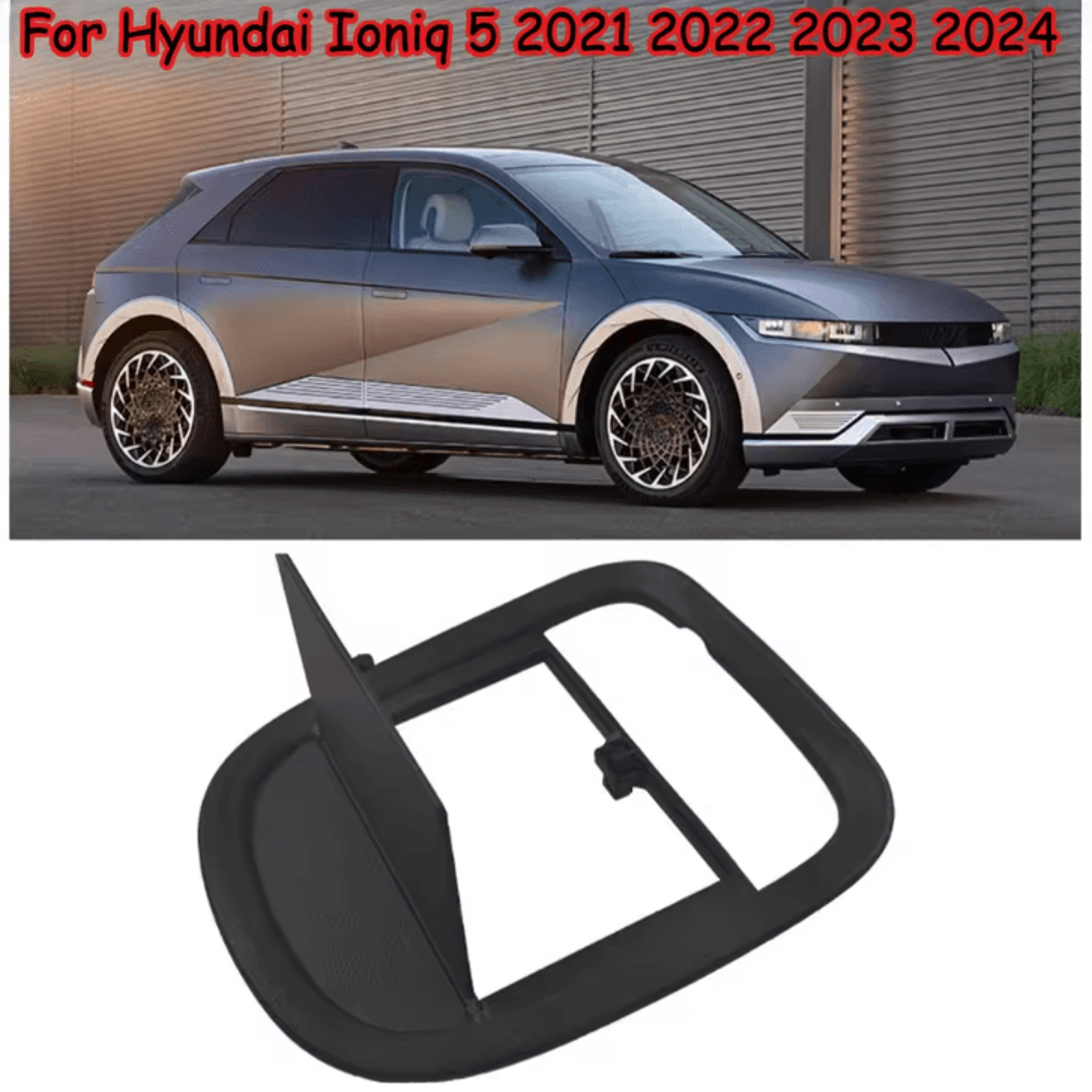 hyundai ioniq 5 concealed center console storage cover hidden ioniq 5 lower console storage box interior organizer