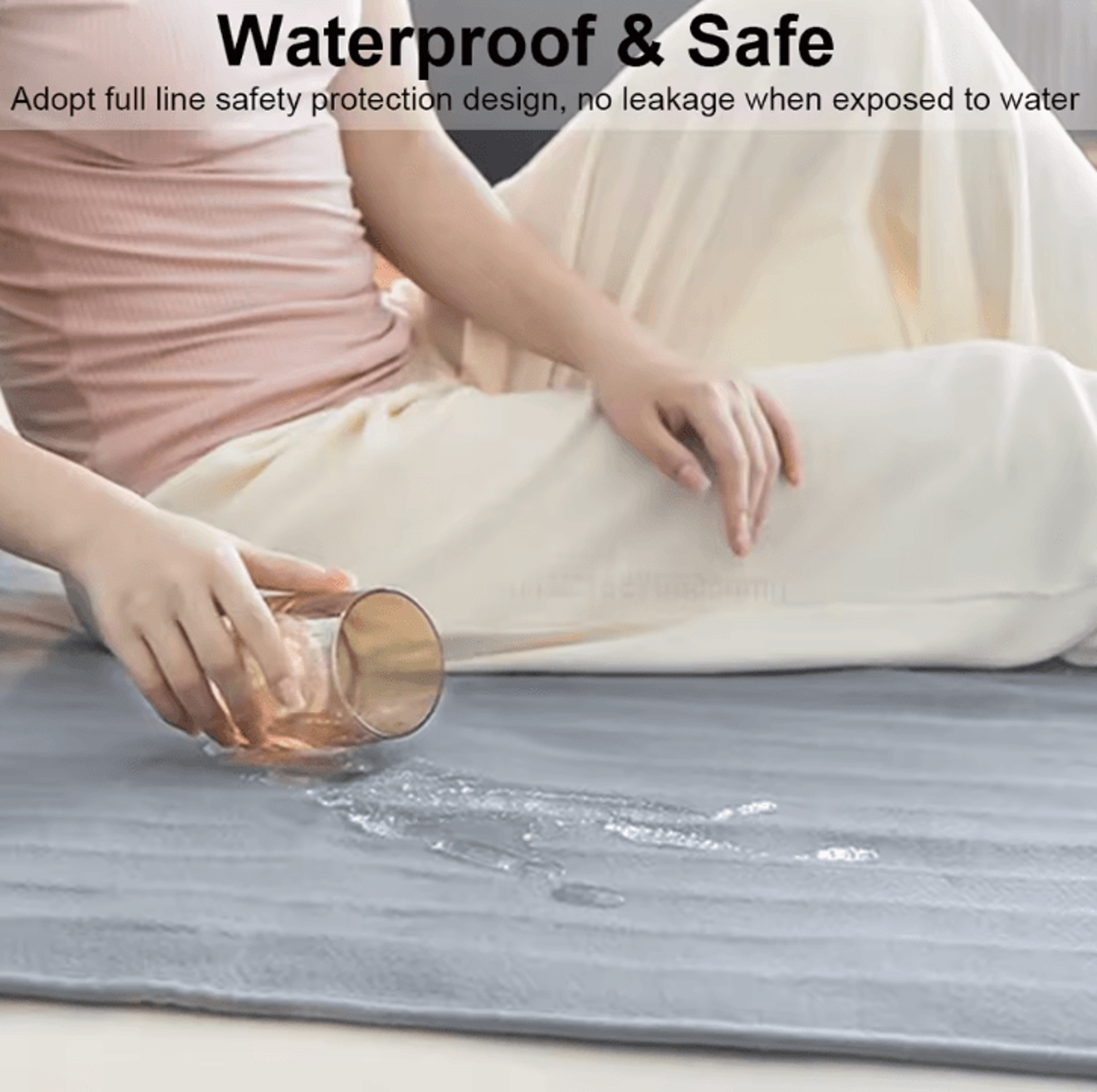 Electric Blanket 220V Thicker Automatic Thermostat Electric Heating Blanket Body Warmer Thermal Mat 5