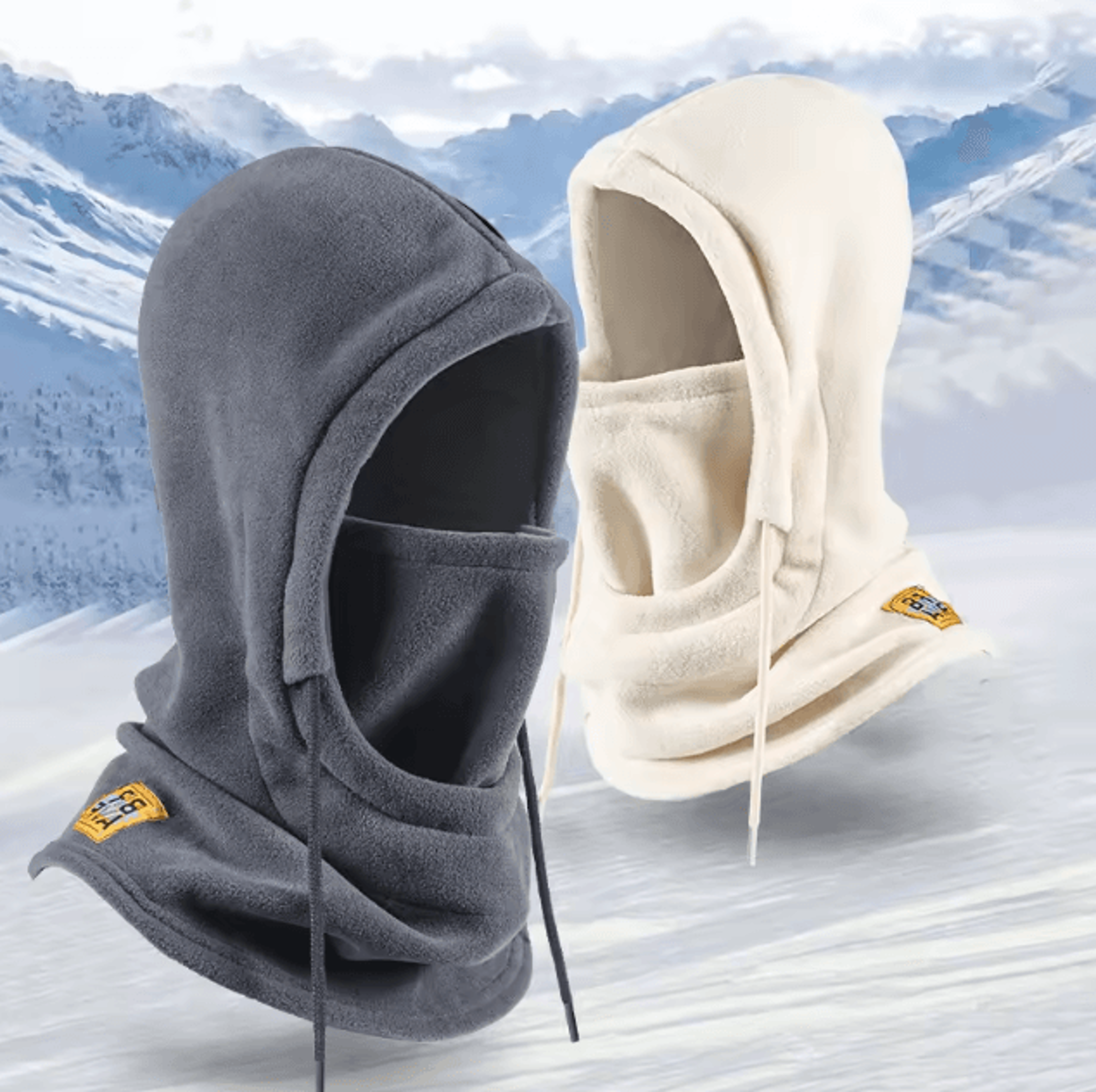 ArcticShield Polar Fleece Balaclava Hood  Windproof Winter Face Mask With Neck Cover 3
