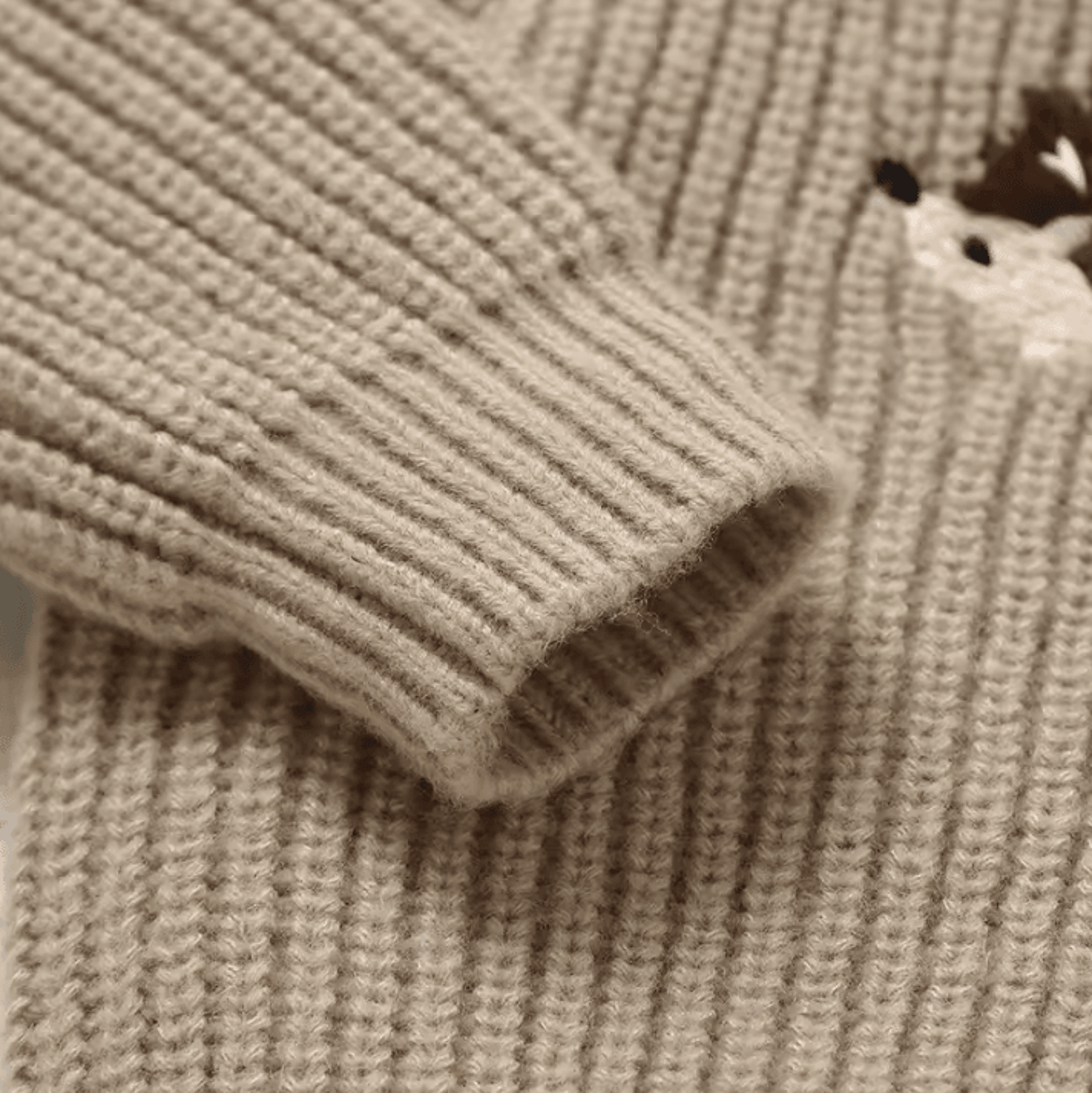Cartoon Baby Hedgehog Knit Sweater Long Sleeve Toddler Knitted Pullover 3