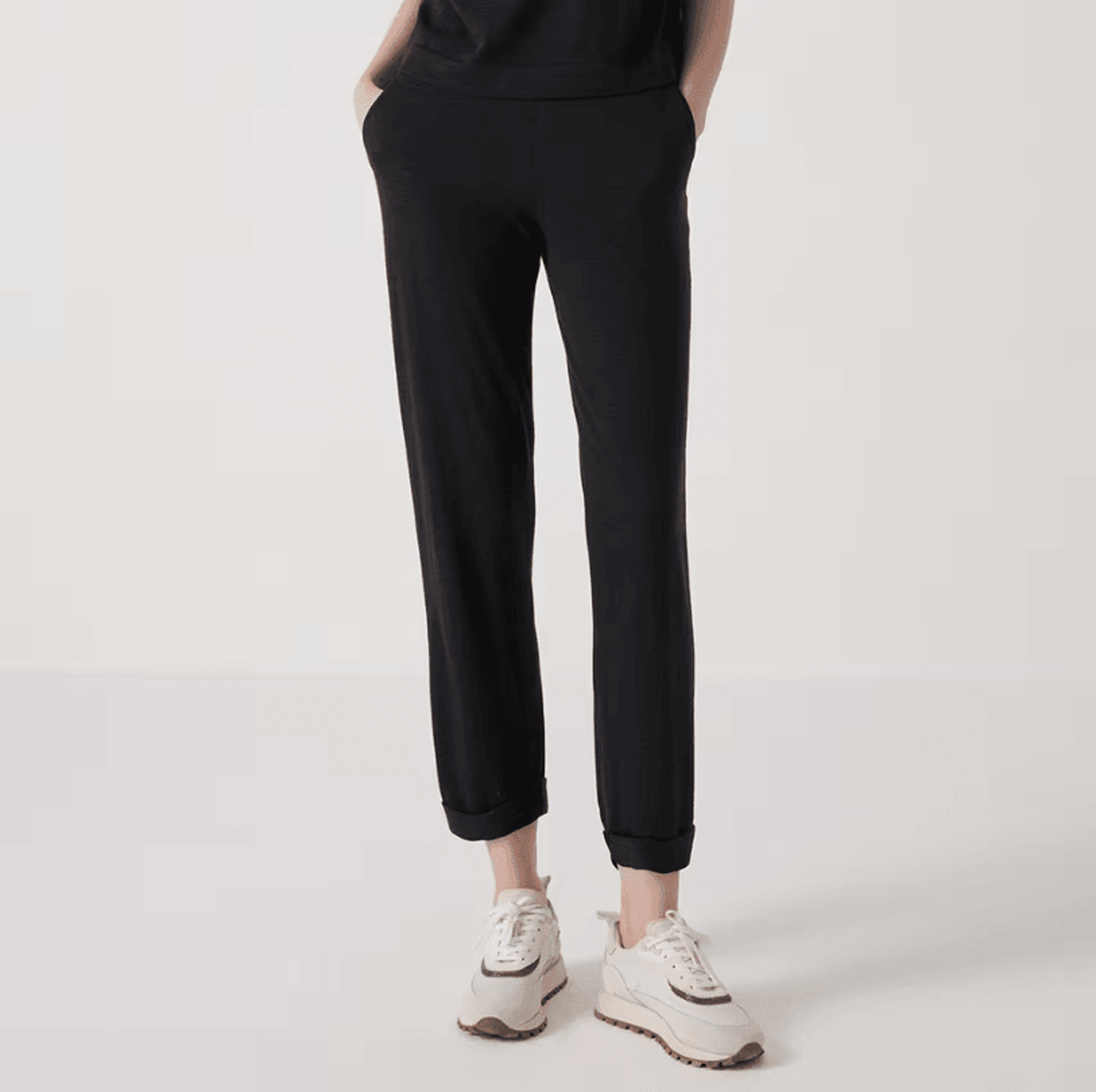 LuxMerino Silk Blend Merino Wool Pants For Women  Premium Merino Wool Trousers With Elegant Comfort 7