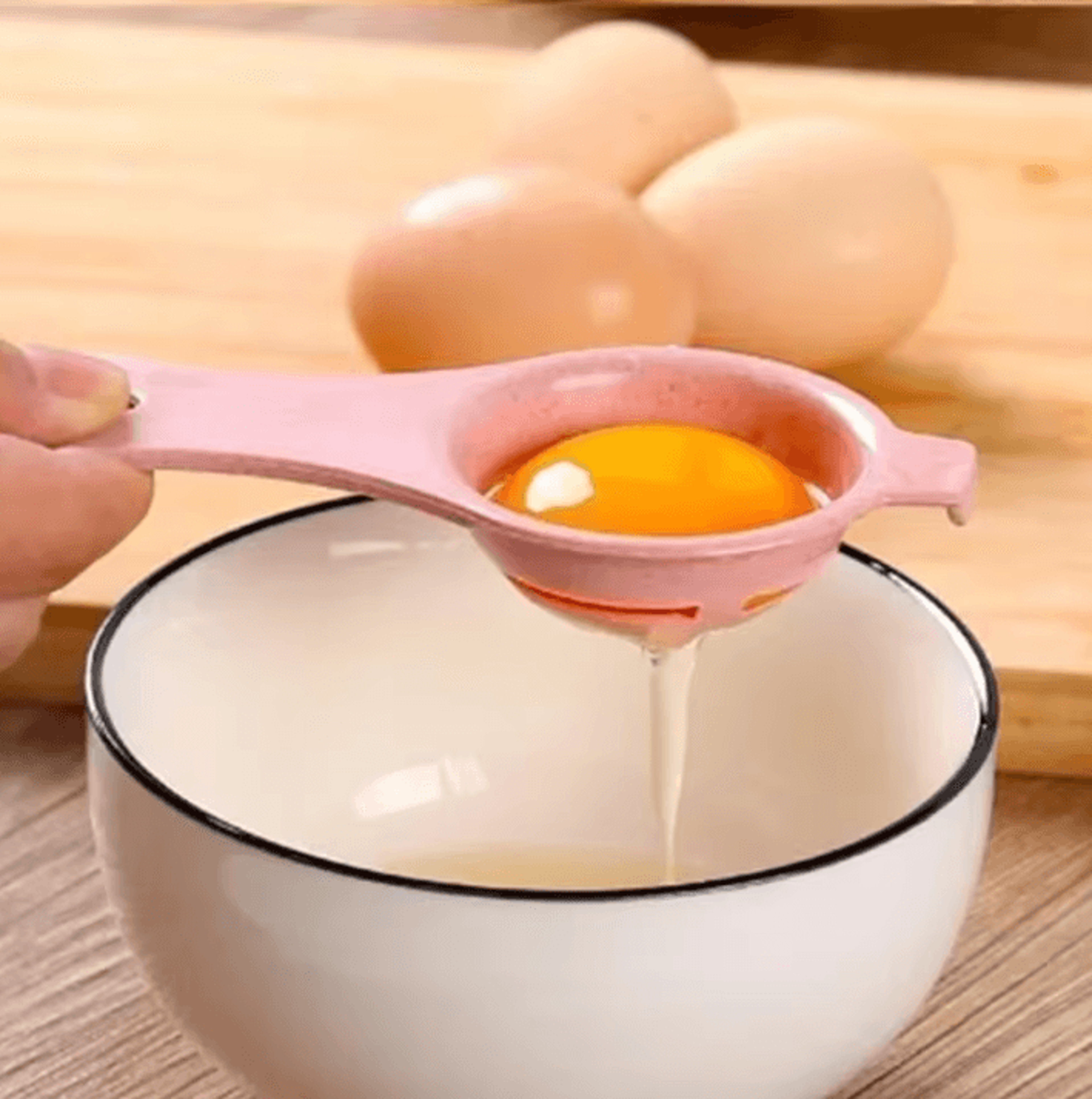 EcoBake Egg White Separator  Wheat Straw Egg Yolk Separator Kitchen Baking Tool 3