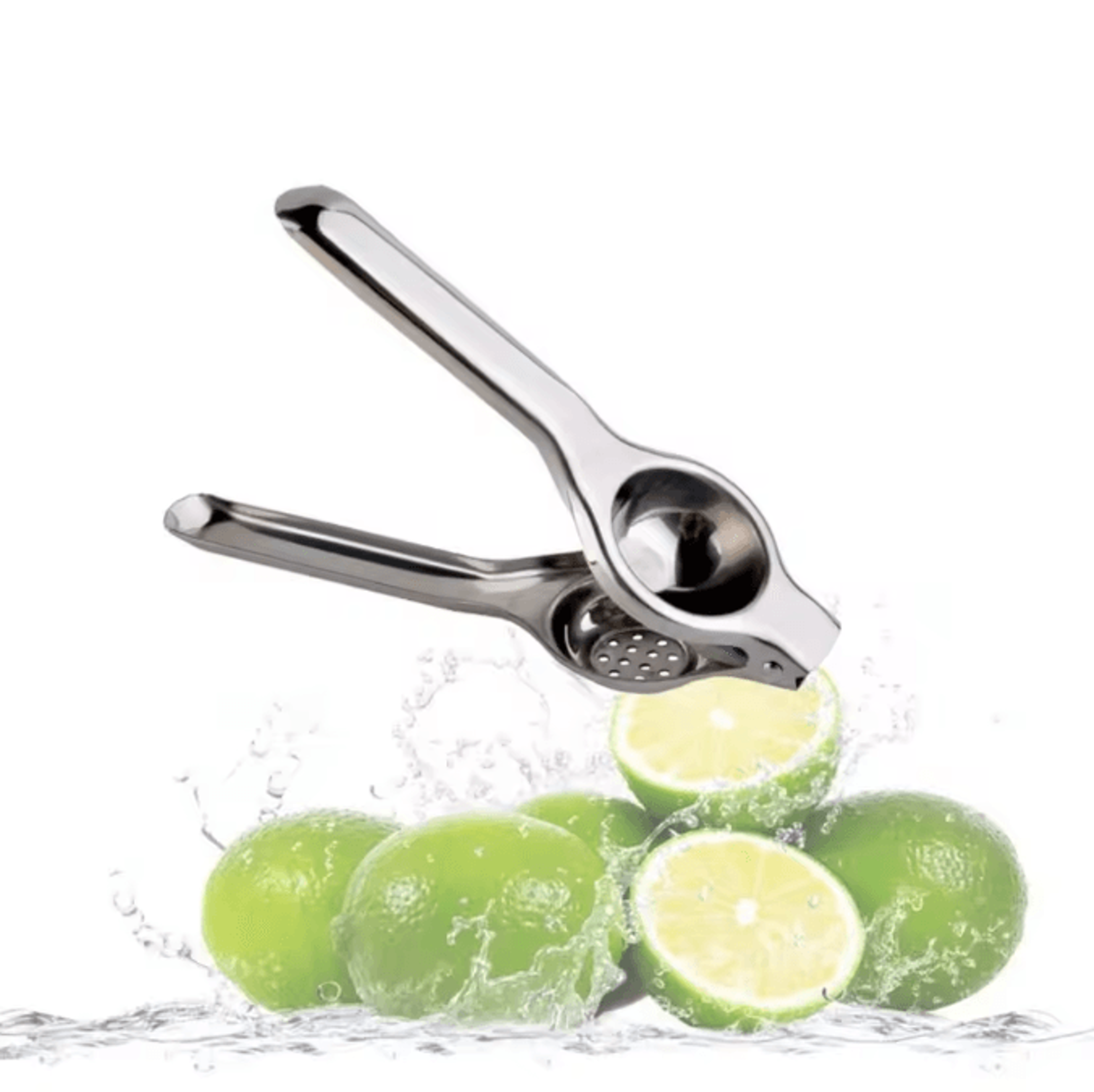 FreshPress Stainless Steel Lemon Squeezer  Manual Citrus Juicer Press For Lemon  Lime 4