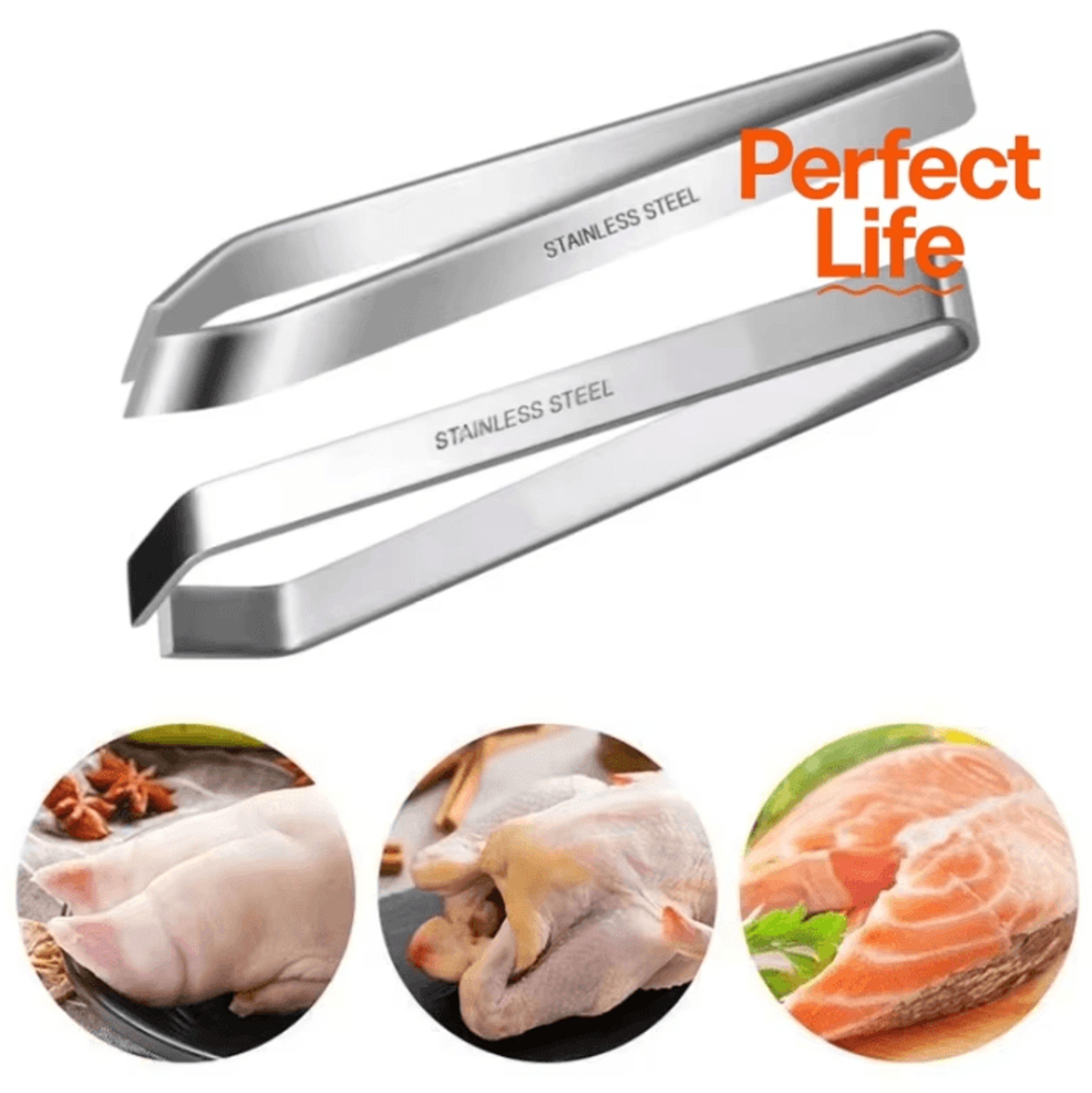 Precision Fish Bone Tweezers  Durable Stainless Steel Fish Bone Remover For Clean Boneless Fillets 3