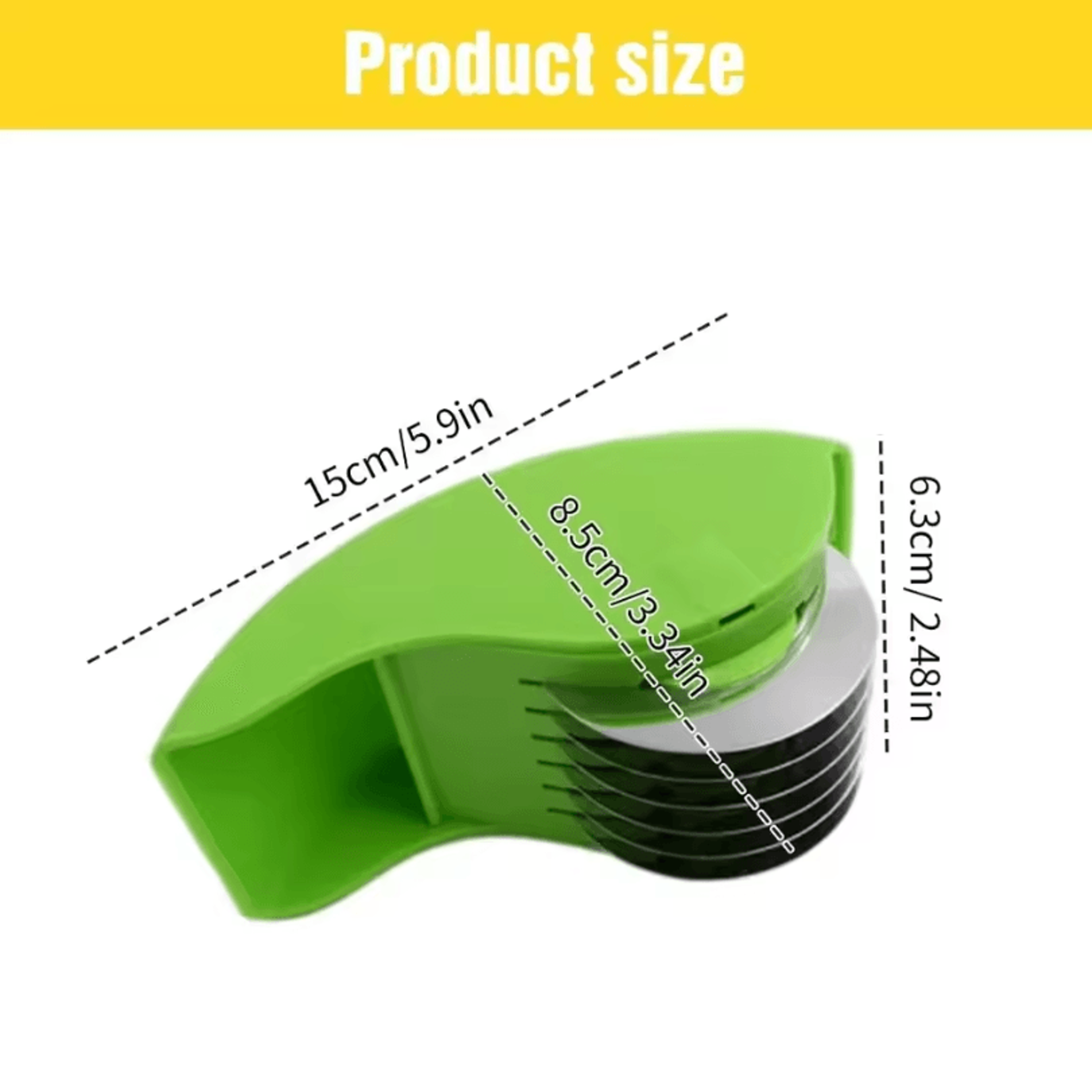6Blade Stainless Steel Herb Roller Cutter  Manual Vegetable Chopper For Fast  Easy Kitchen Prep 4