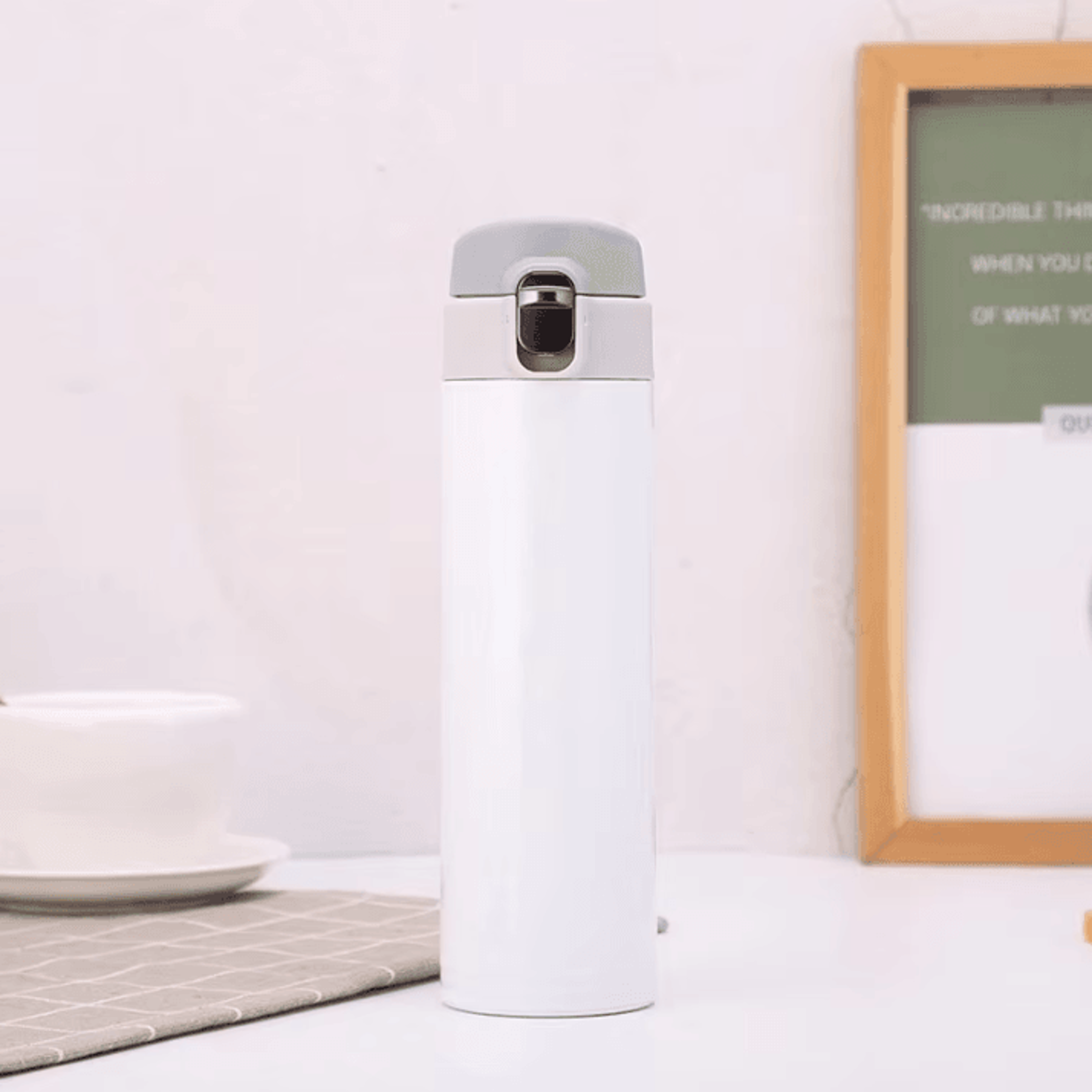 Bullet Design Stainless Steel Thermos Cup  Portable Vacuum Insulated Water Bottle For School  Trave 2