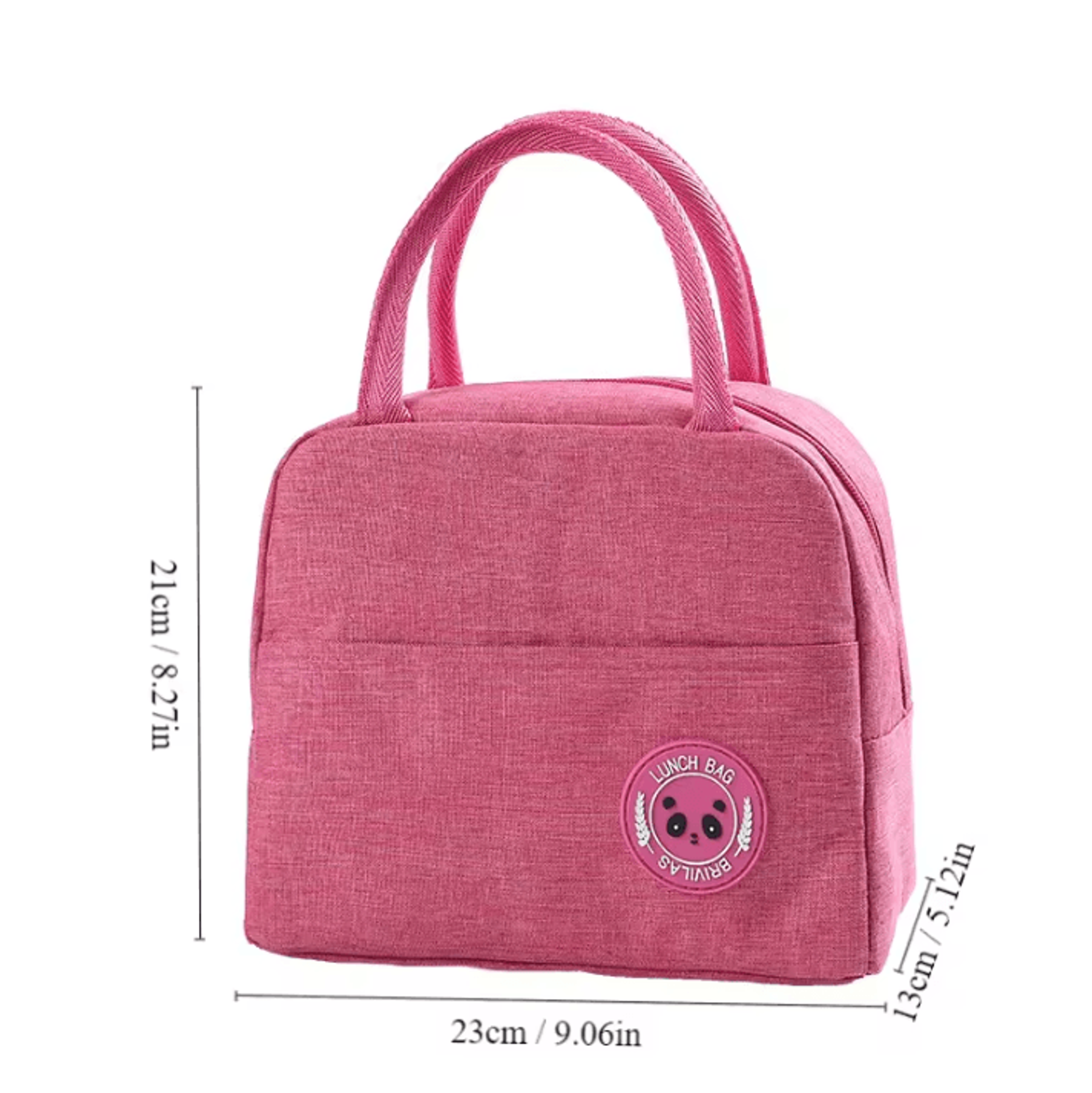 Insulated Bento Lunch Bag  Aluminum Foil Thermal Meal Carrier For School  Work 8