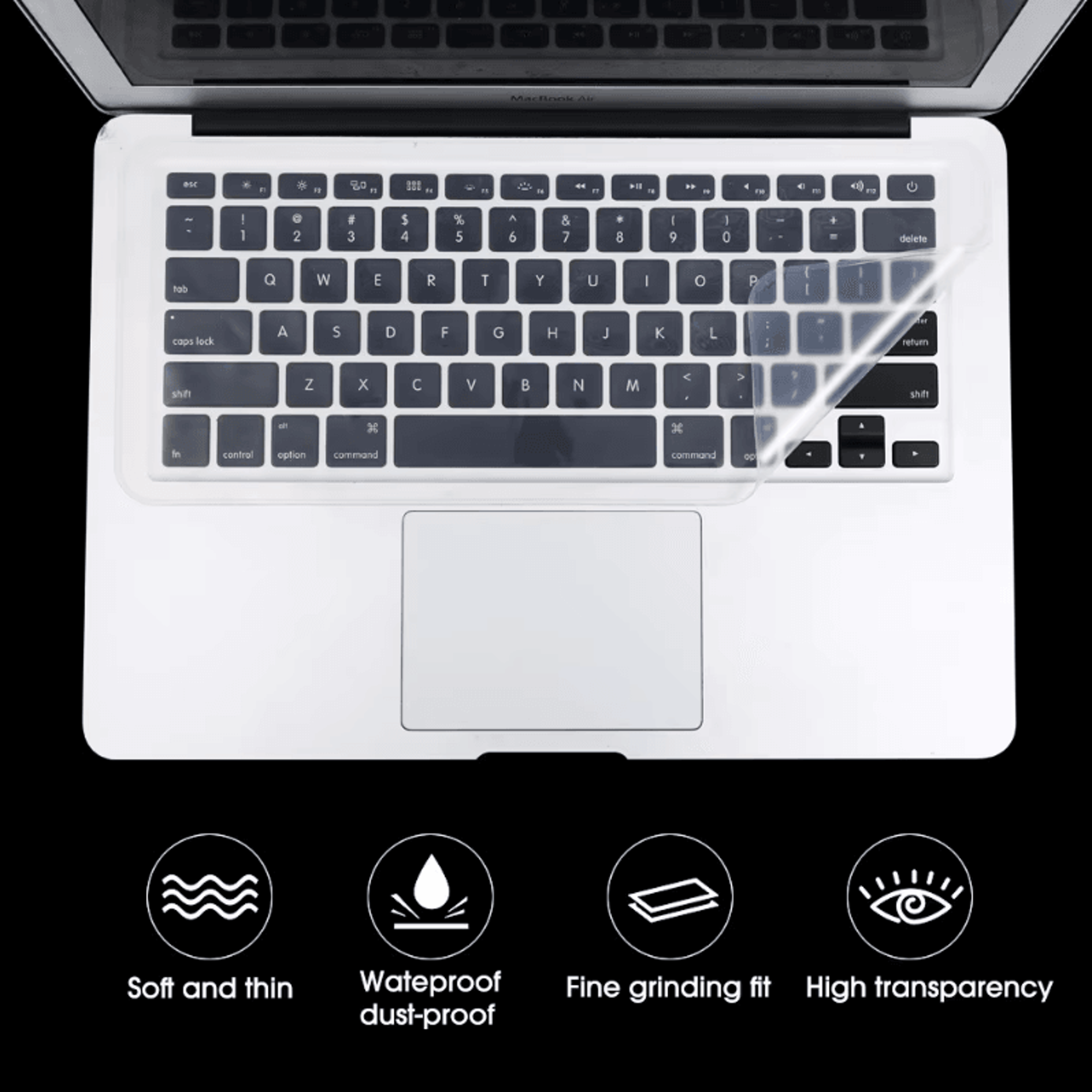 Universal Silicone Laptop Keyboard Cover  Waterproof Dustproof Protector For 1317 Inch Notebooks 1