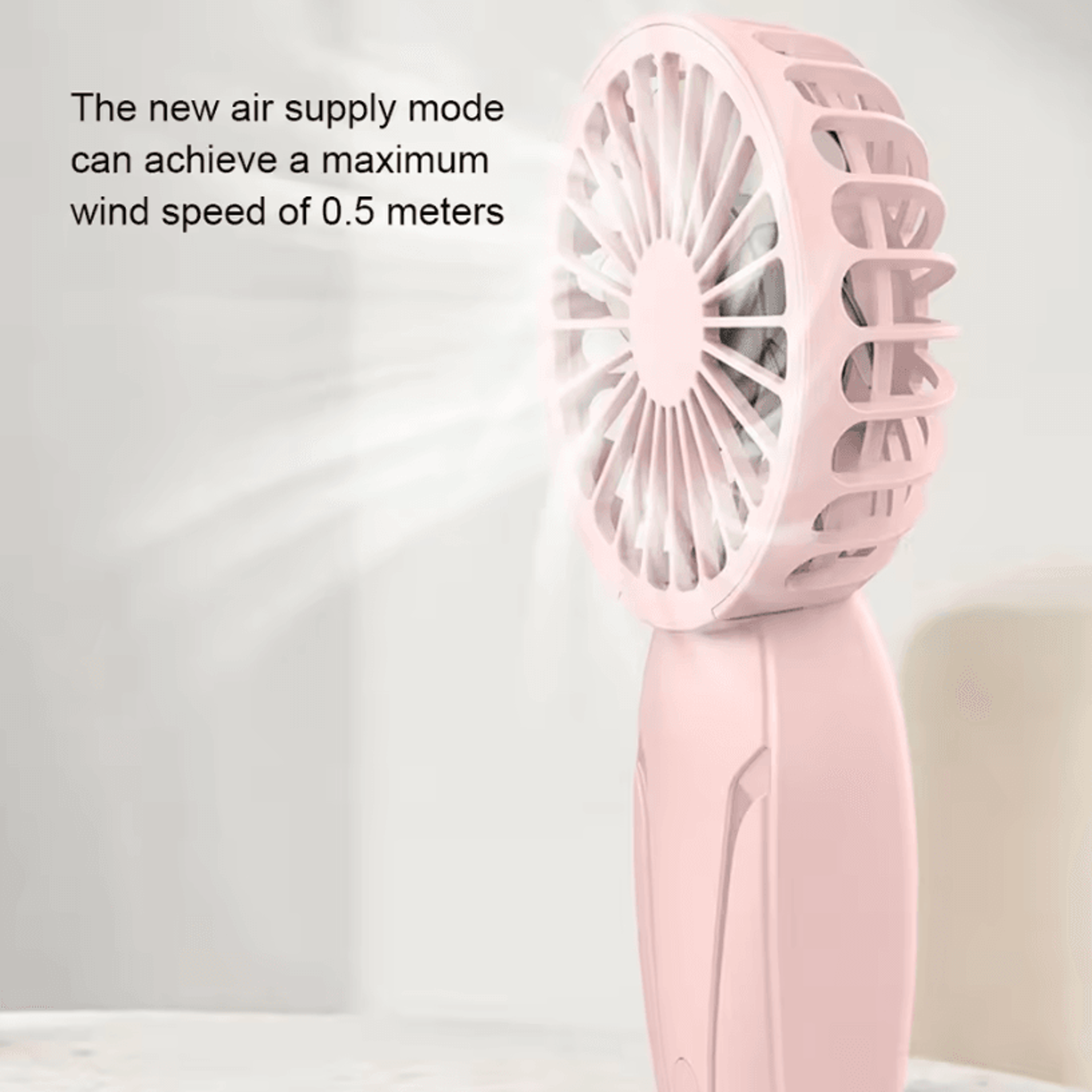 Portable USB Rechargeable Mini Fan  Lightweight Handheld Pocket Cooling Fan 1
