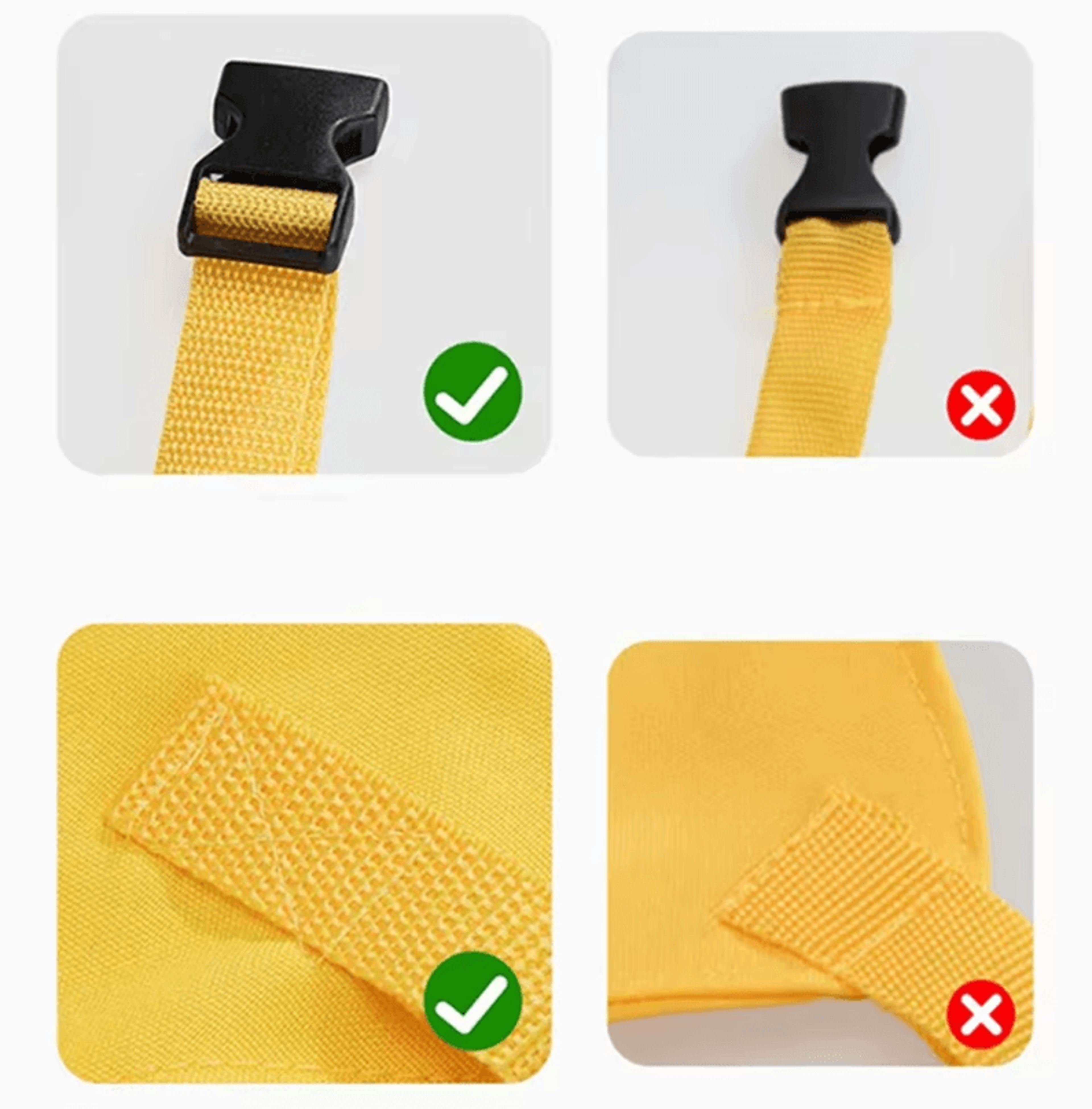 Portable Baby Dining Chair Safety Harness  Foldable Seat Belt For Secure Feeding 2