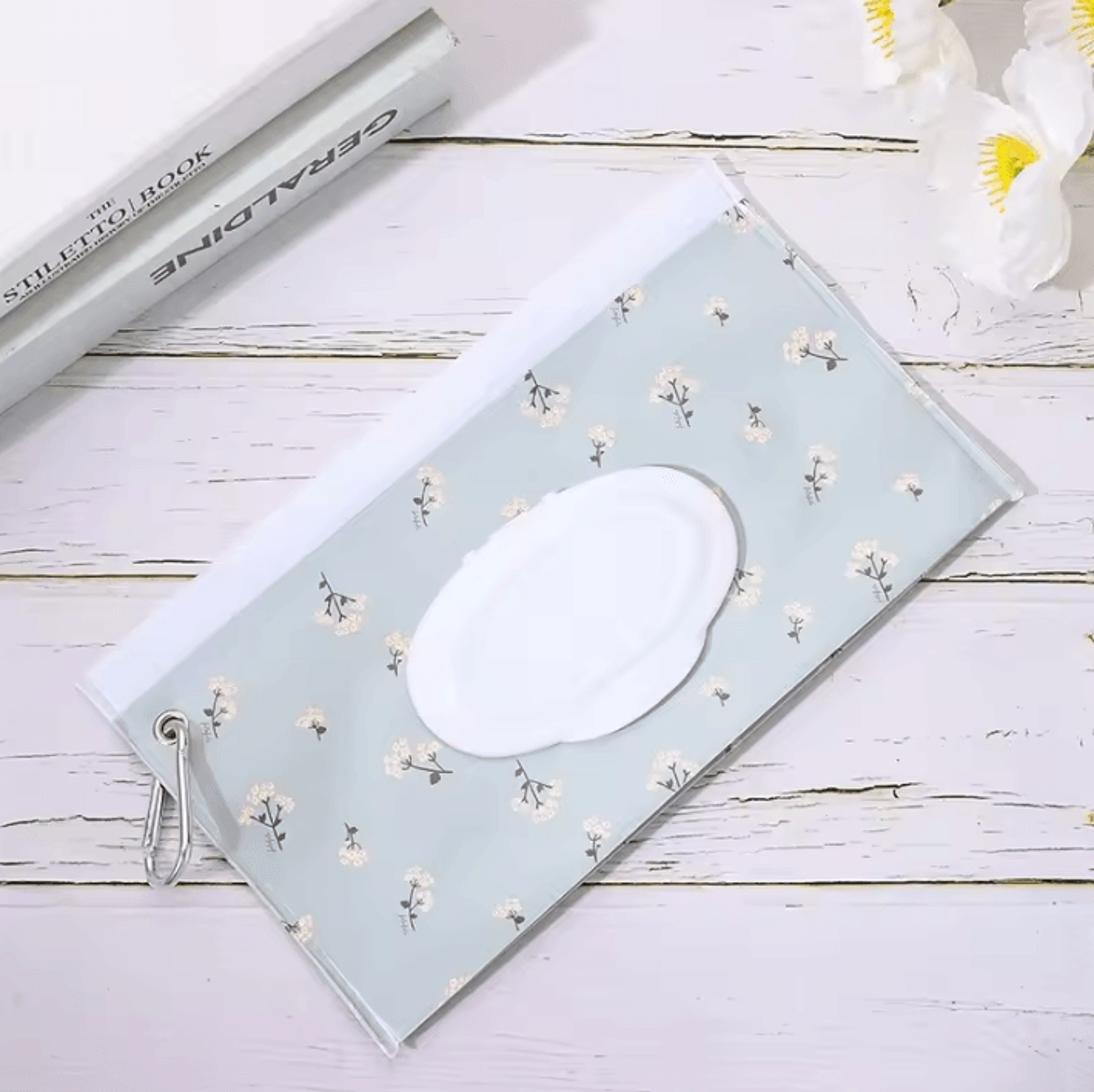 Portable SnapStrap Baby Wipes Bag With Flip Cover For Easy OntheGo Access 6