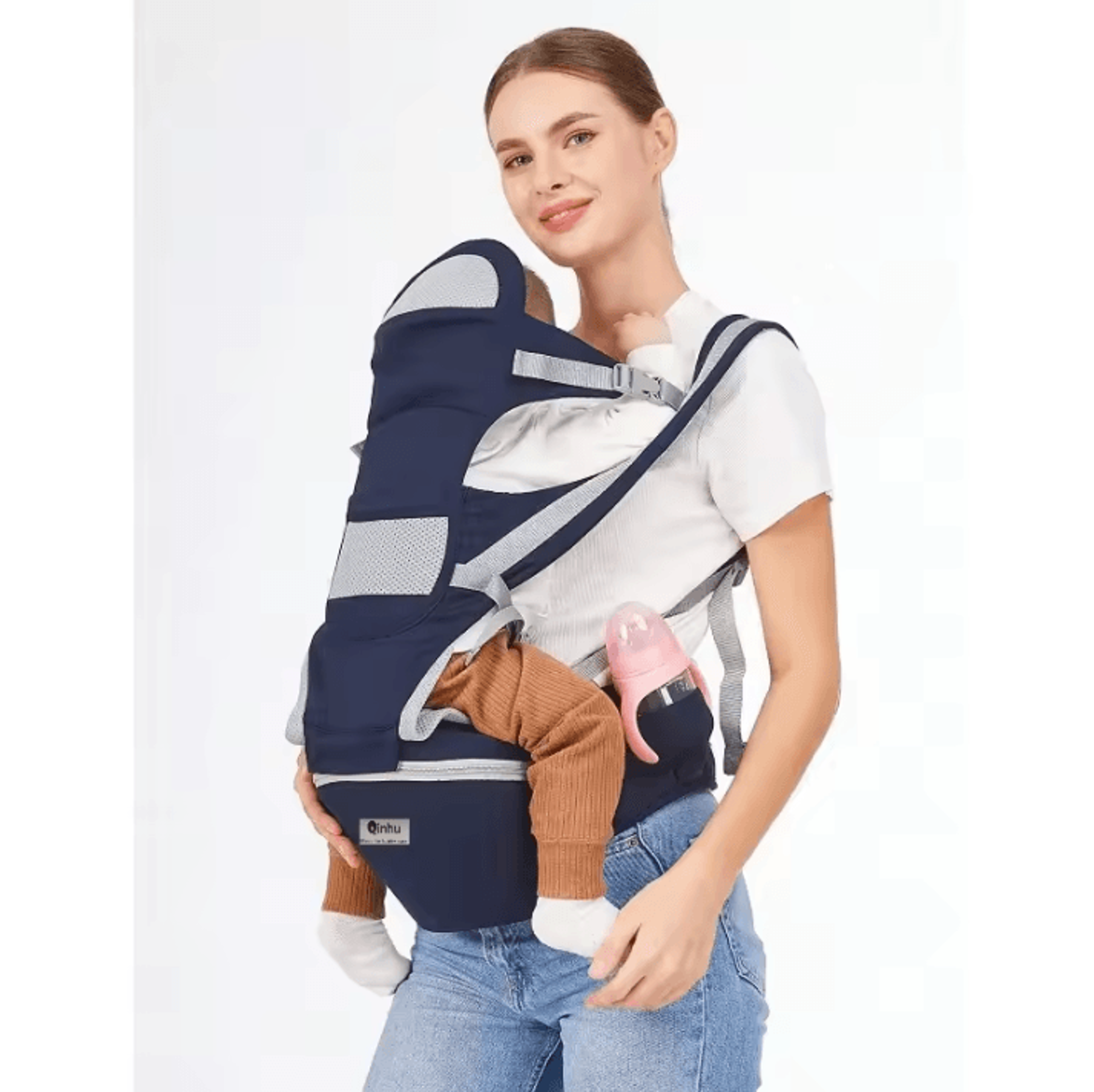Ergonomic Baby Hip Seat Carrier With Adjustable Sling Support For Infants  Toddlers 1