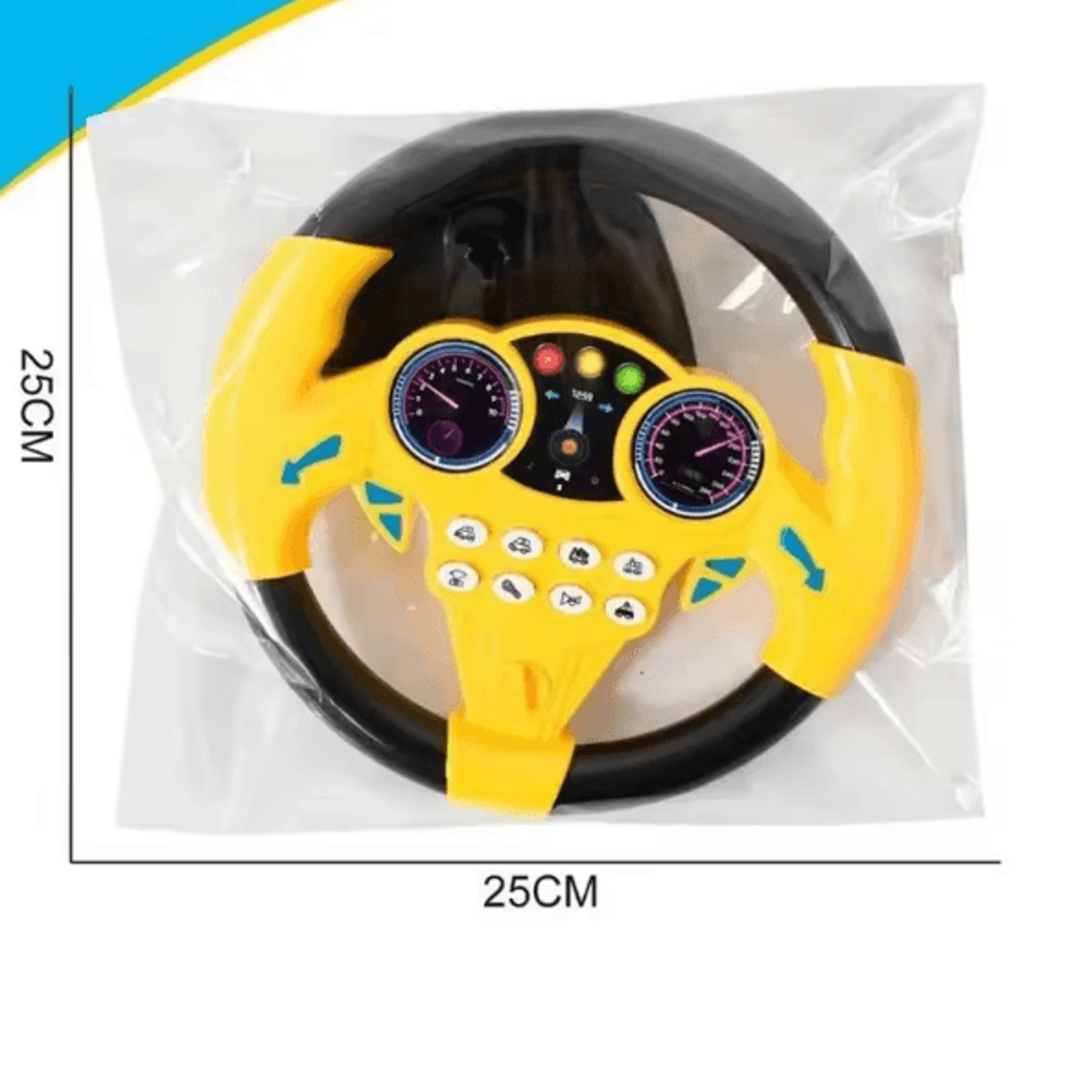 Interactive Baby Steering Wheel Toy For Stroller  Early Learning Play 4