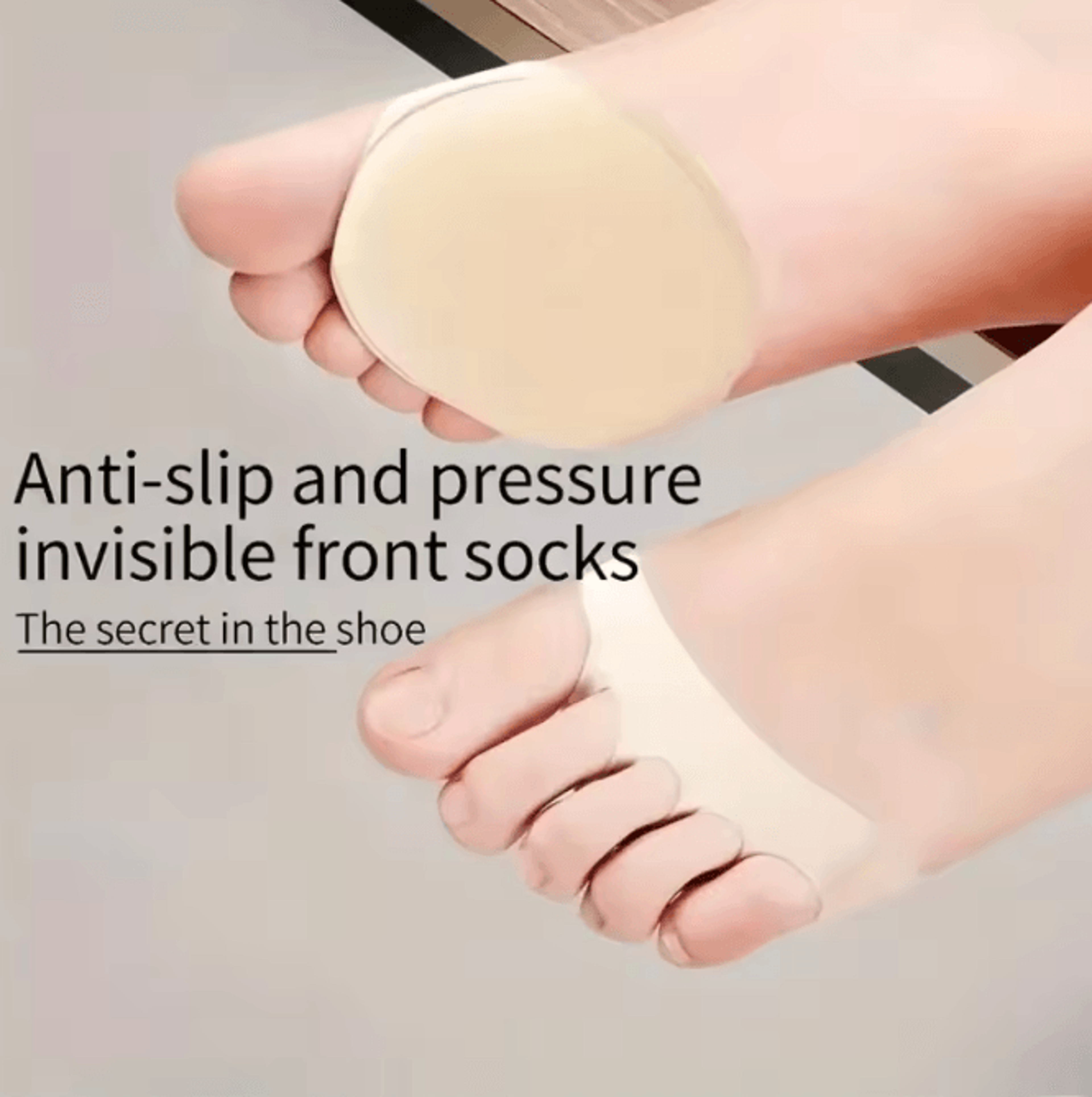 ComfortStep 4Piece Soft Sole Pads Cushion AntiSlip Shoe Inserts For Heels Flats  Everyday Comfort 1