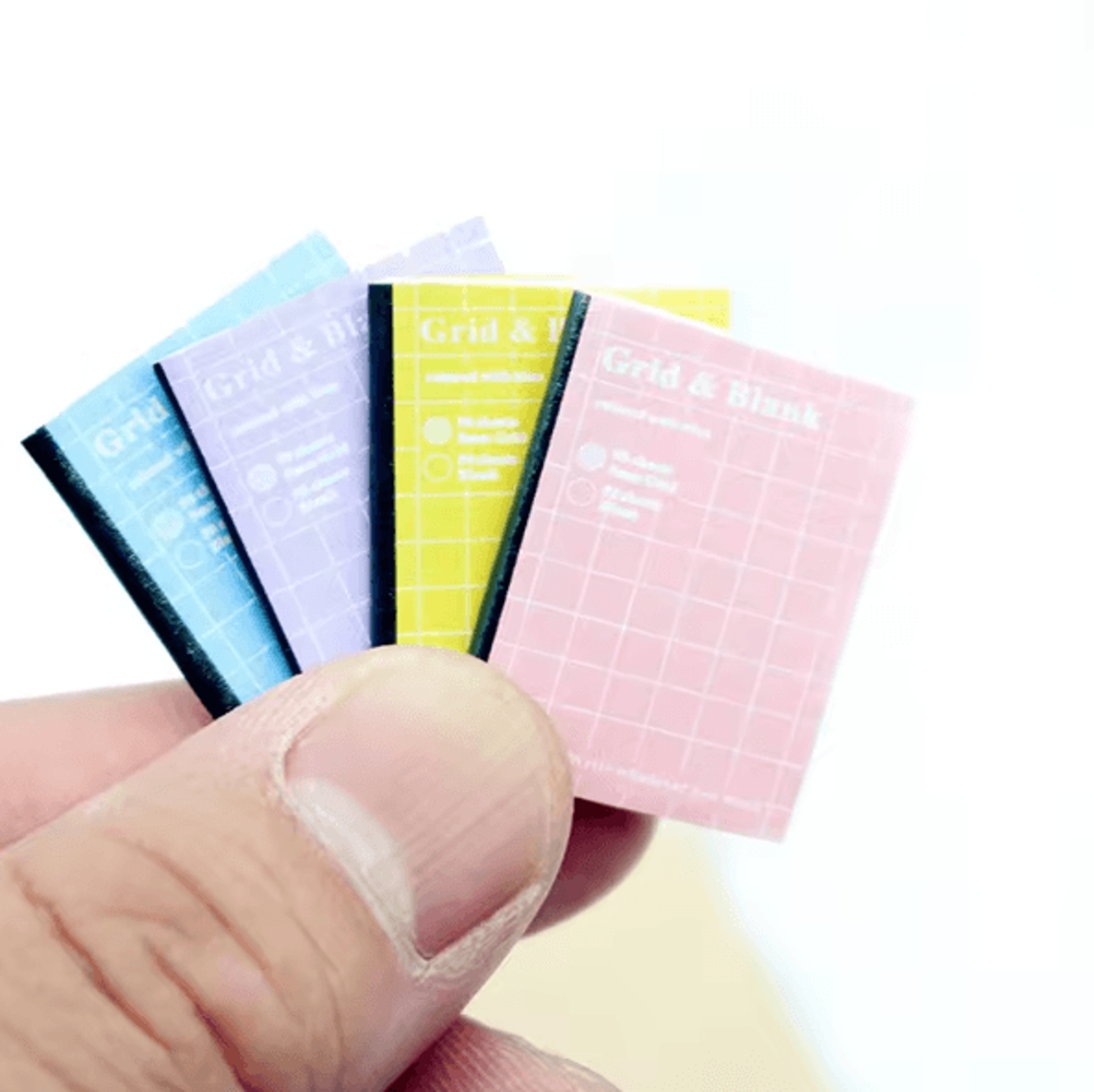 miniverse 4pcs dollhouse mini exercise book set for diy study room decoration & miniature displays