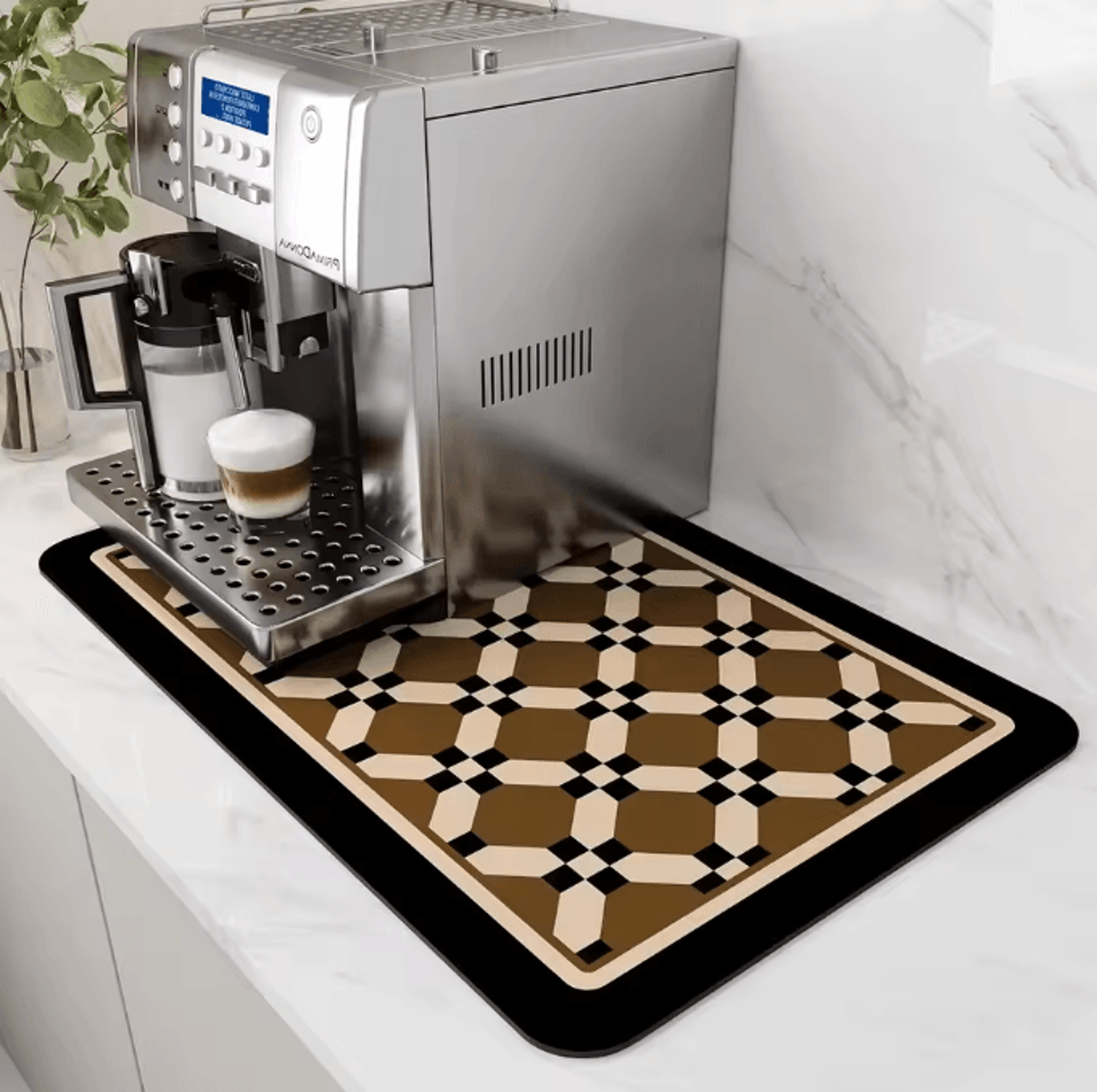 Premium Absorbent Dish Drying Mat With Waterproof Rubber Backing For Kitchen  Coffee Bar 6