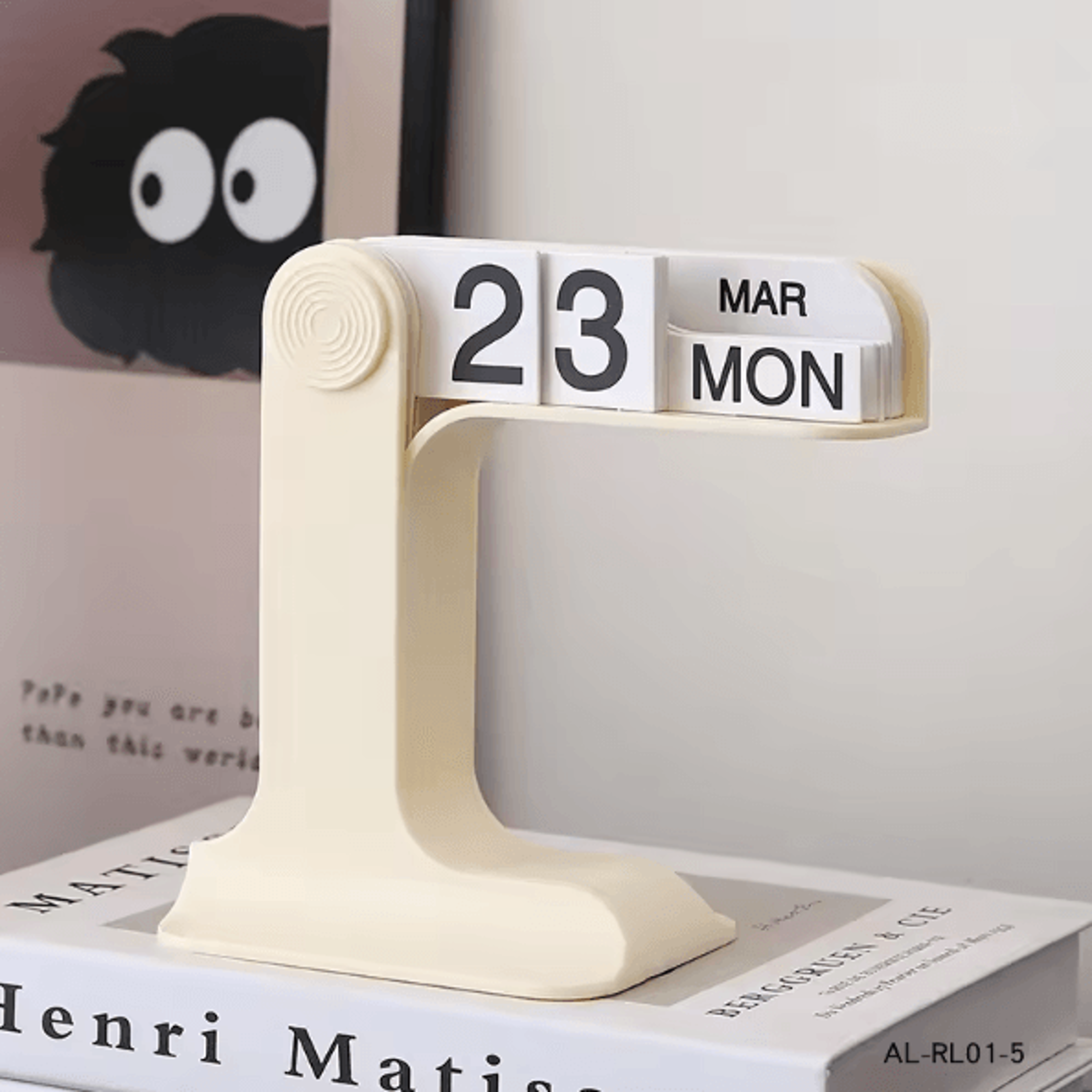 Modern Minimalist Perpetual Desk Calendar  Creative Plastic Desktop Decor For Home  Office 6