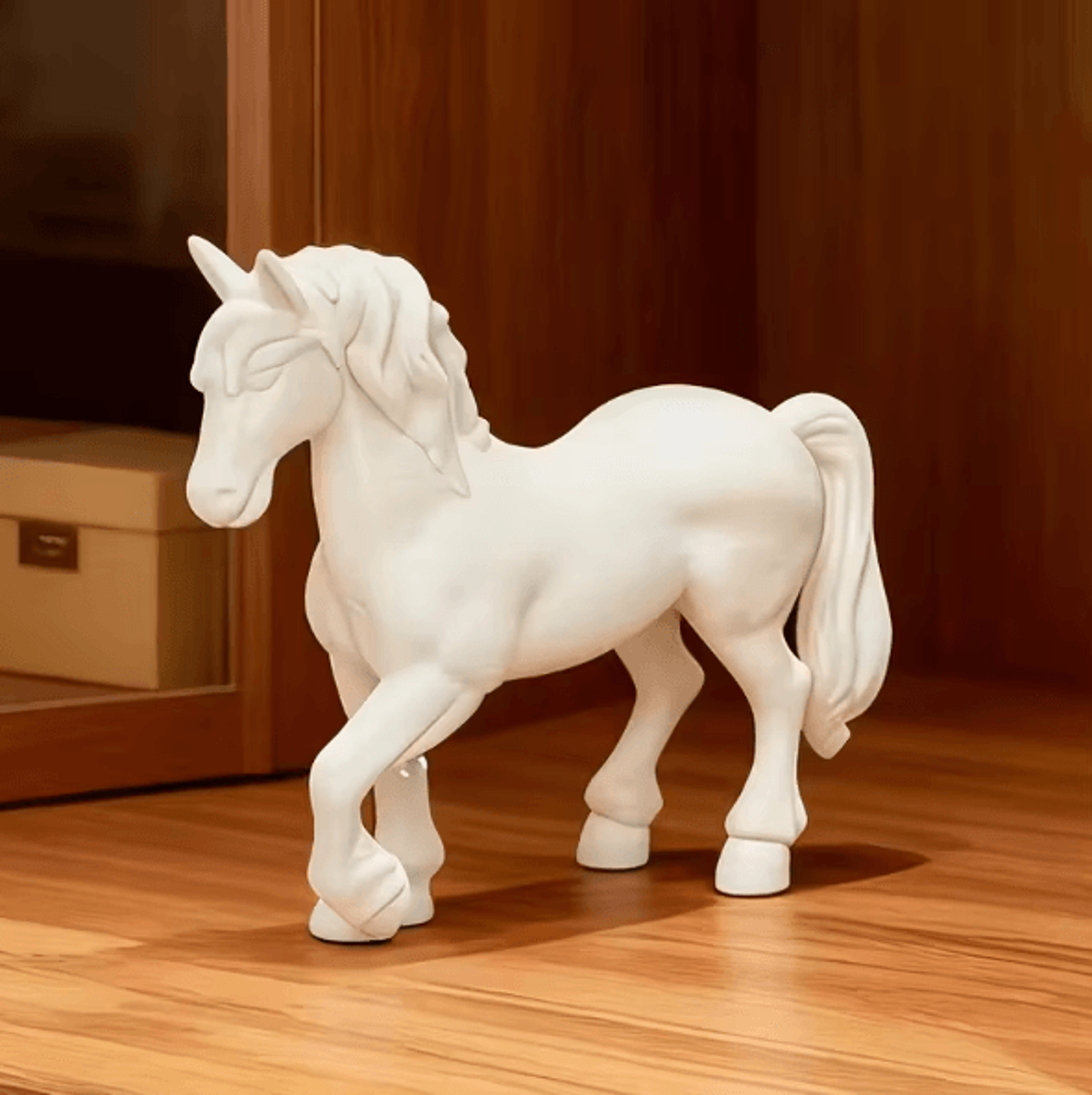 mini horse table decoration for office desk living room and wine cabinet decor