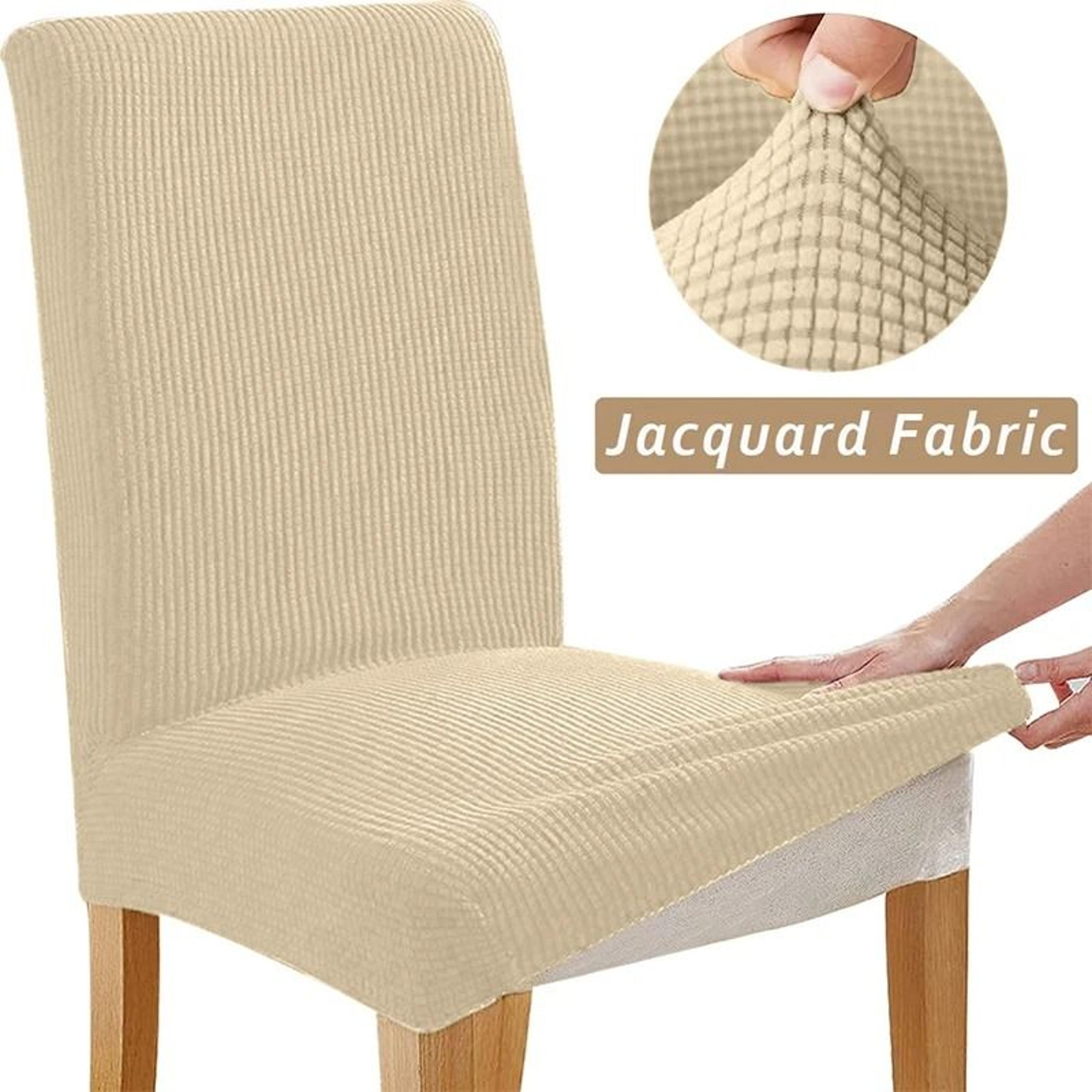 Stretch Jacquard Dining Chair Cover 9