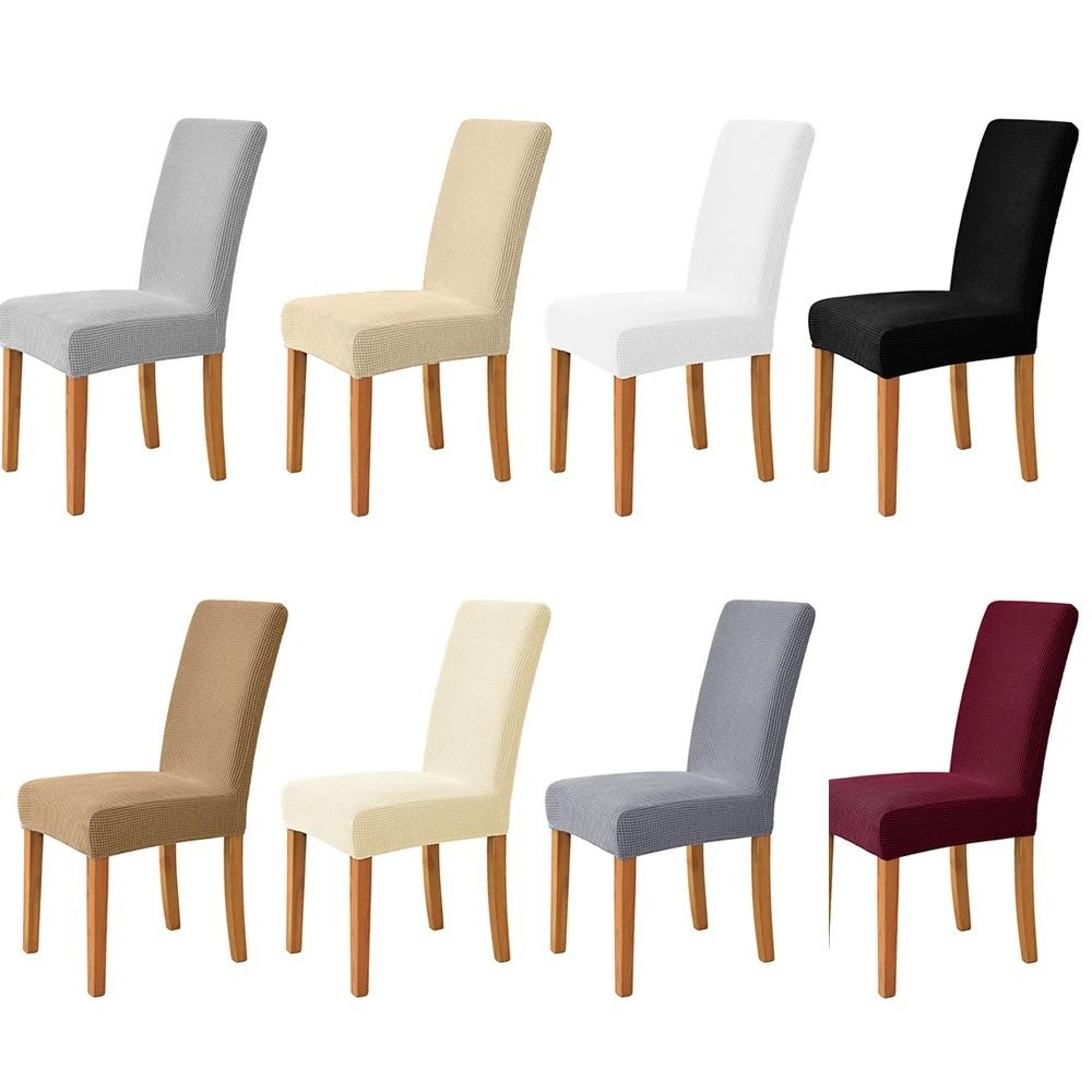 Stretch Jacquard Dining Chair Cover 4