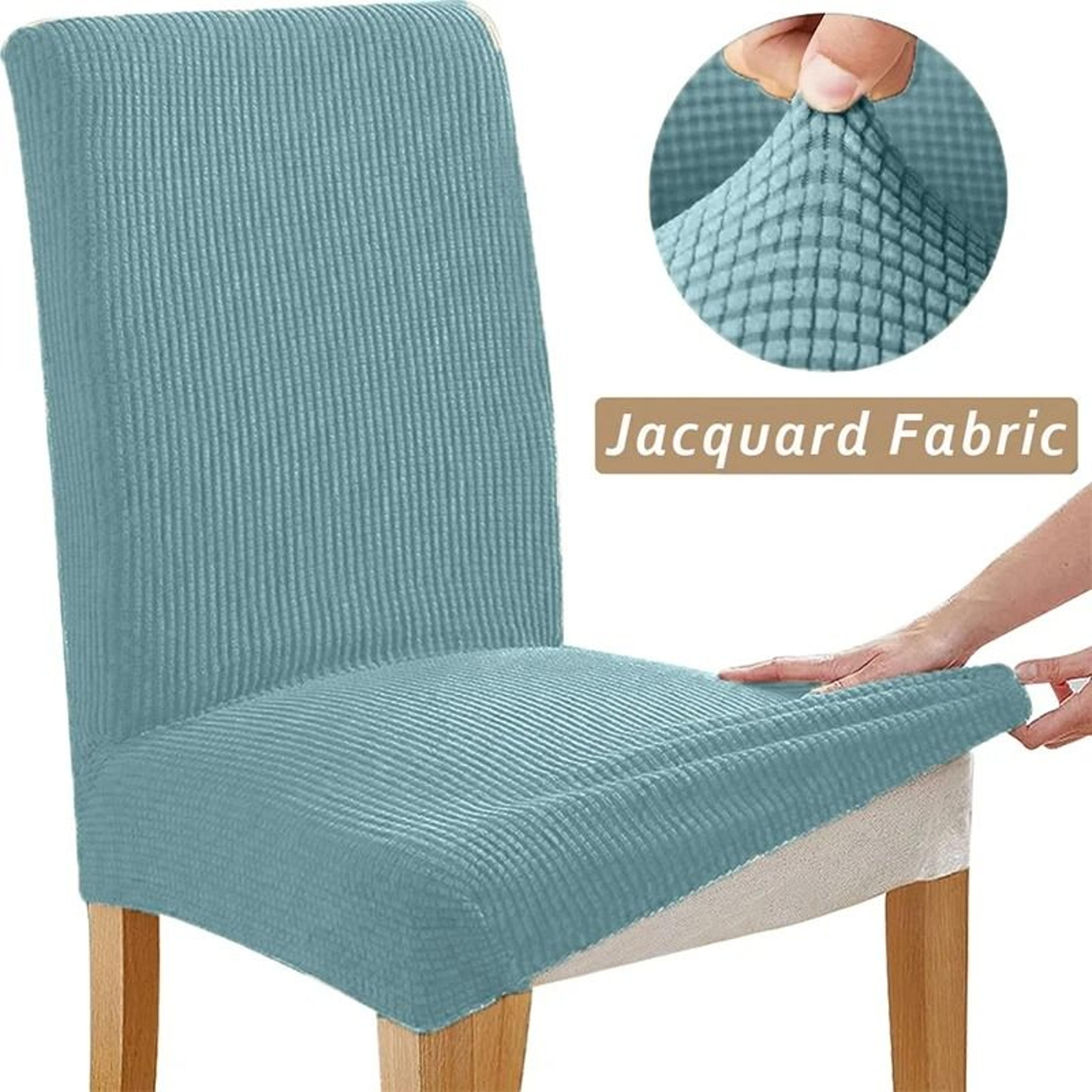 Stretch Jacquard Dining Chair Cover 8