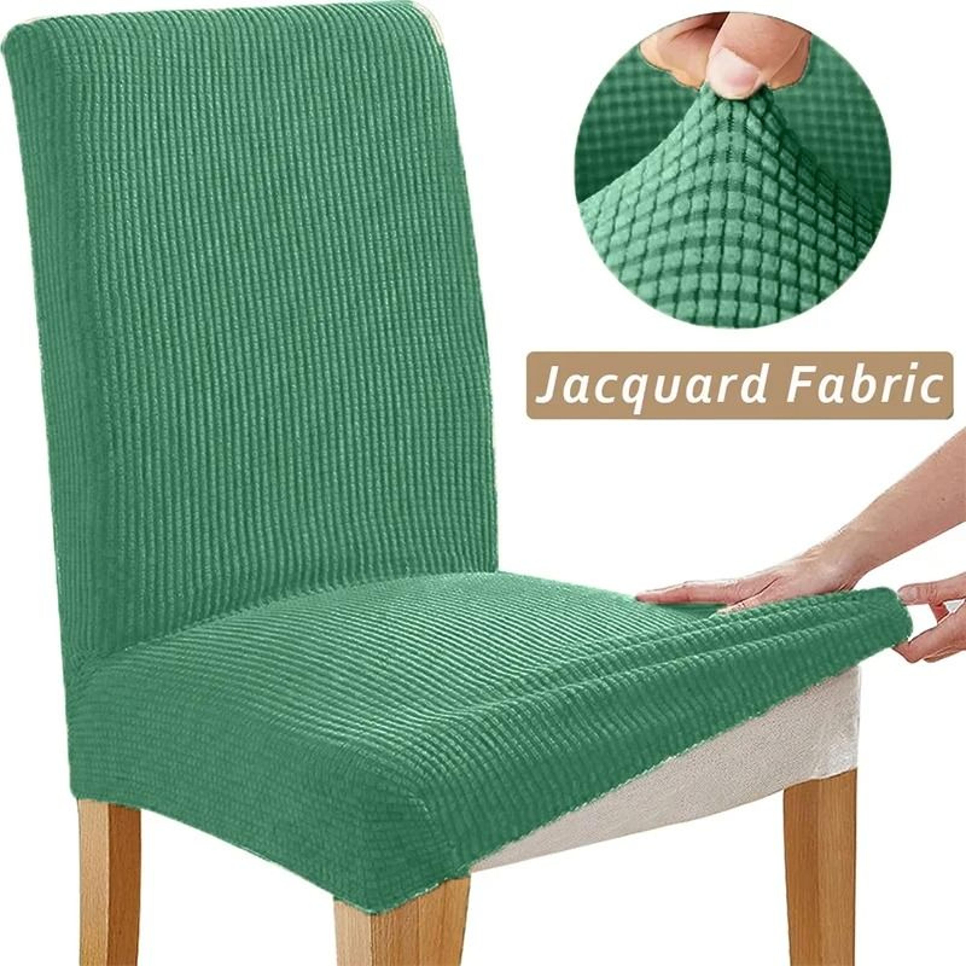 Stretch Jacquard Dining Chair Cover 10