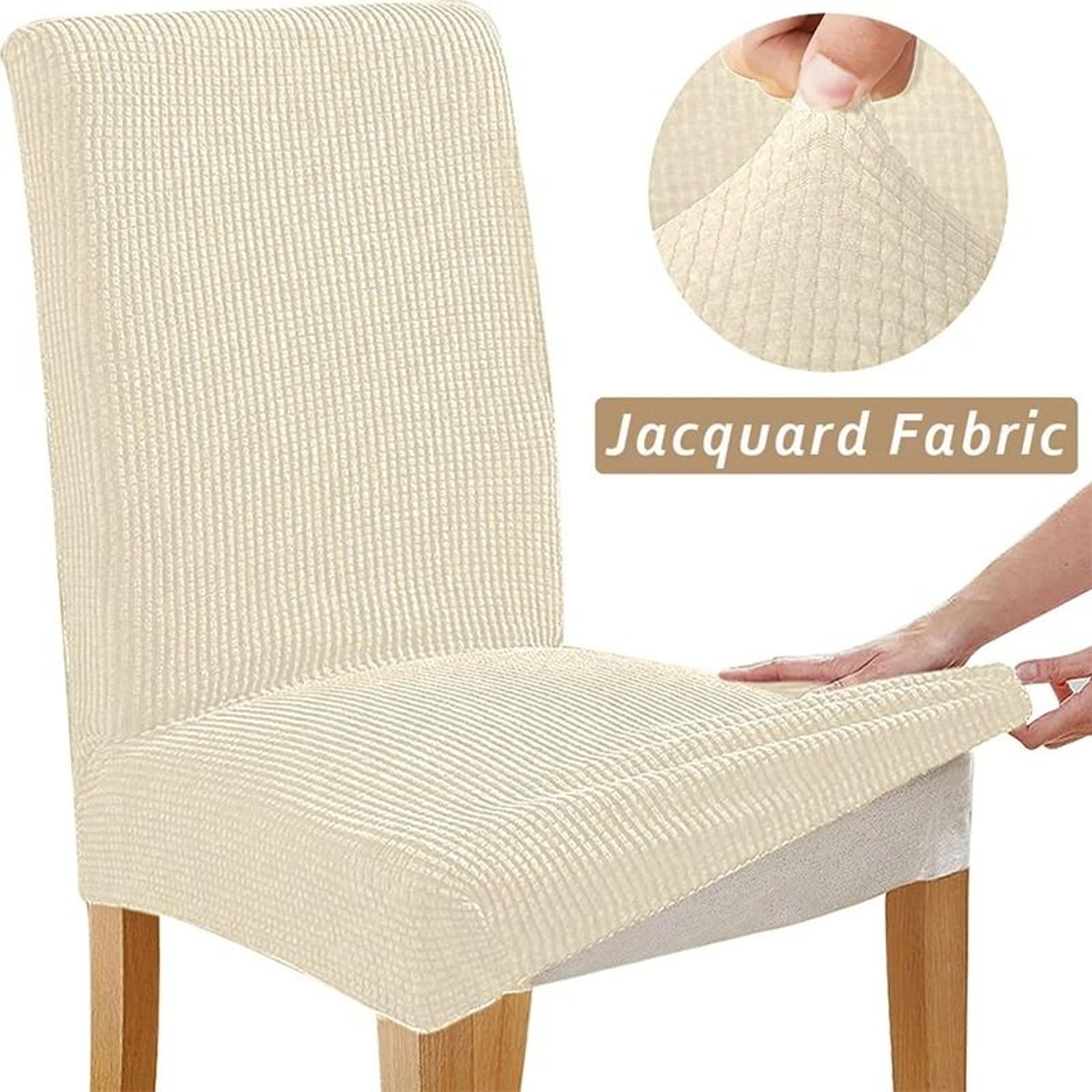 Stretch Jacquard Dining Chair Cover 11