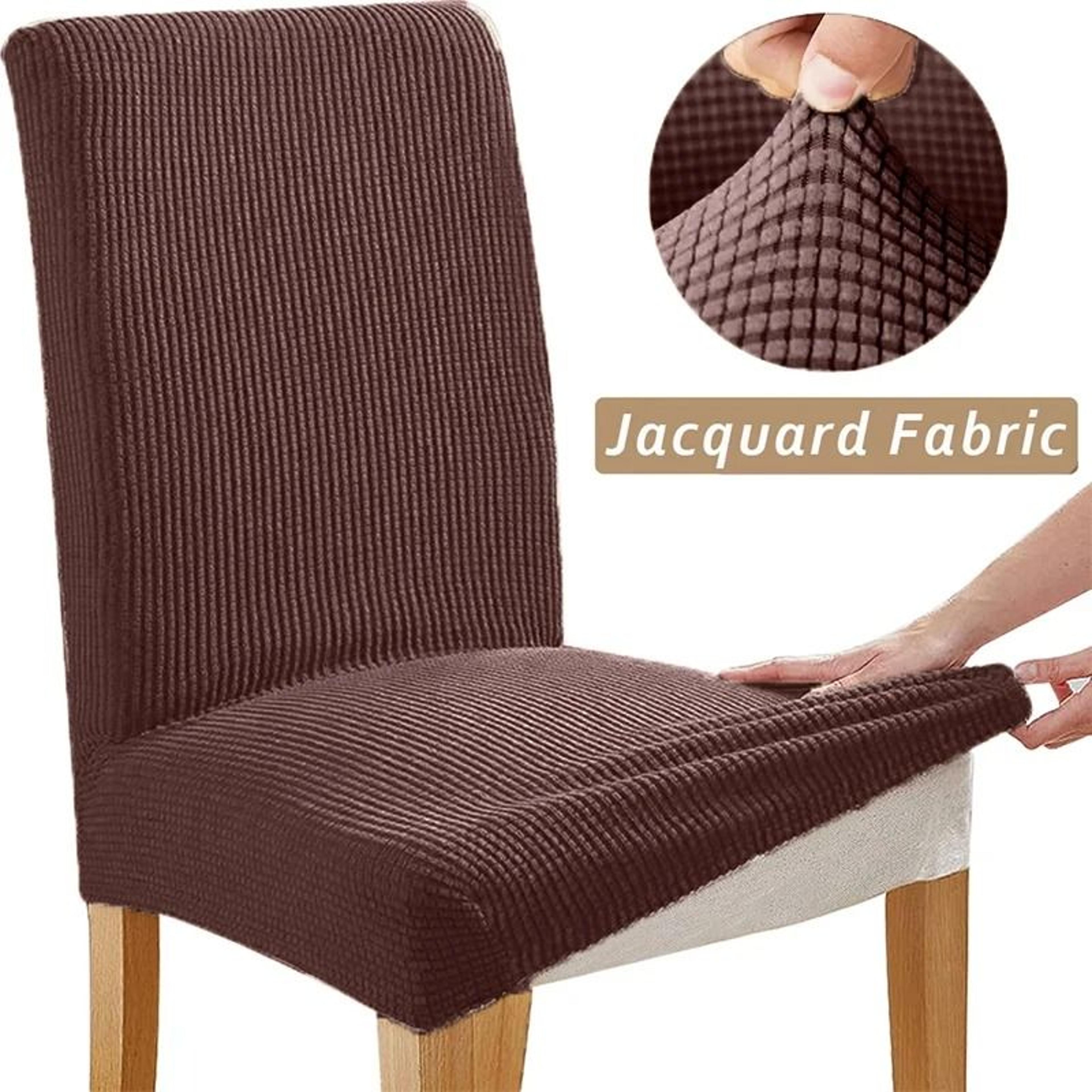 Stretch Jacquard Dining Chair Cover 12