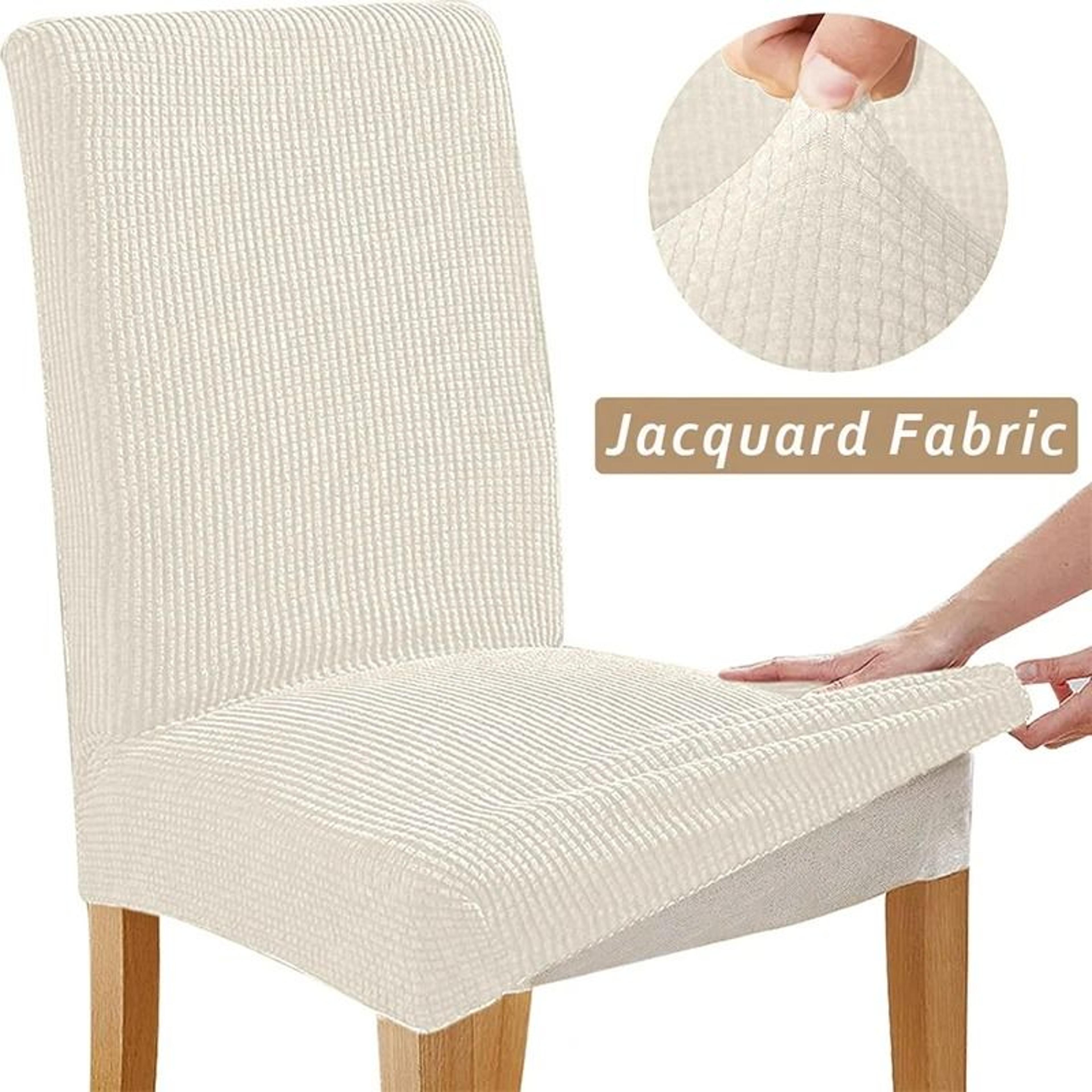 Stretch Jacquard Dining Chair Cover 16
