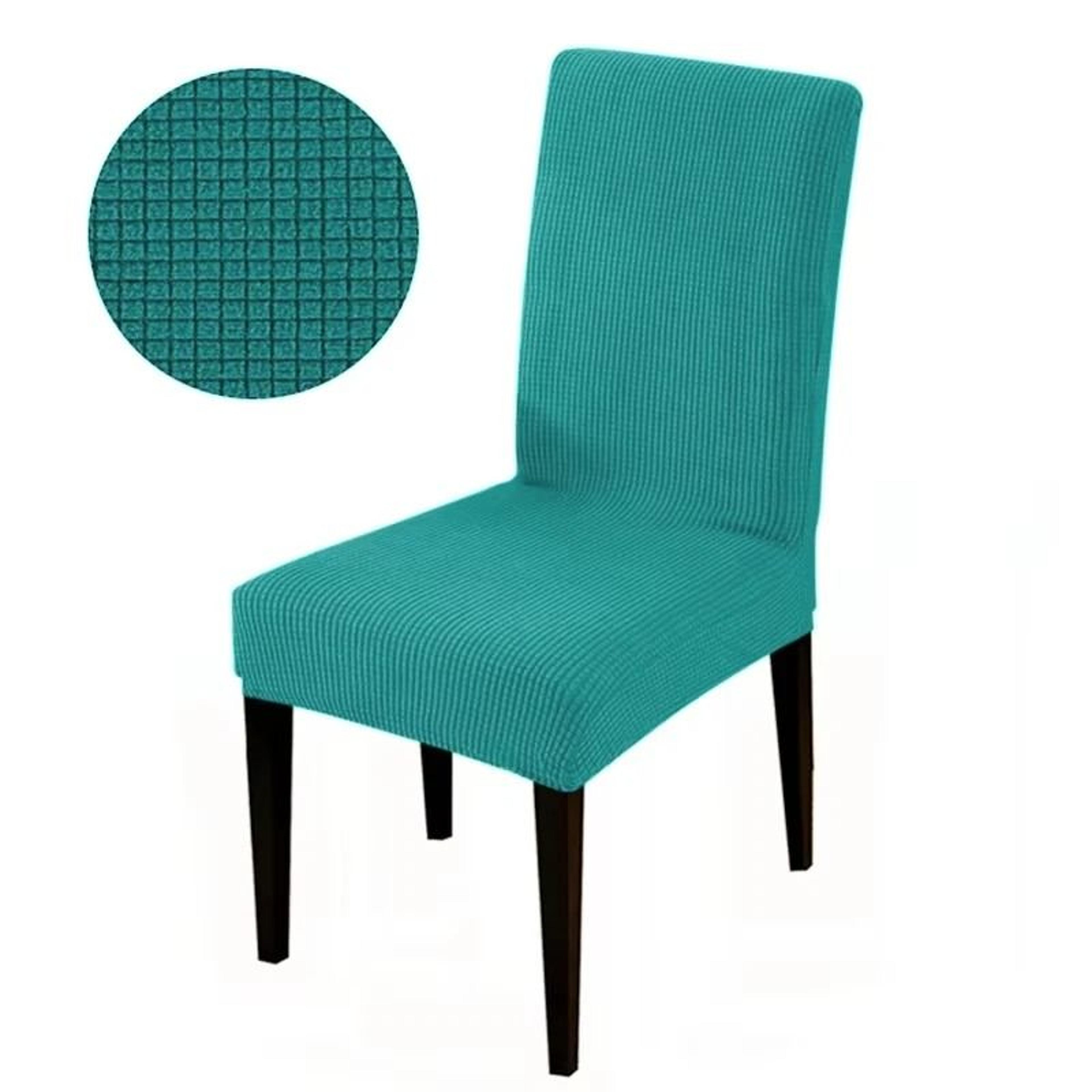 Stretch Jacquard Dining Chair Cover 19