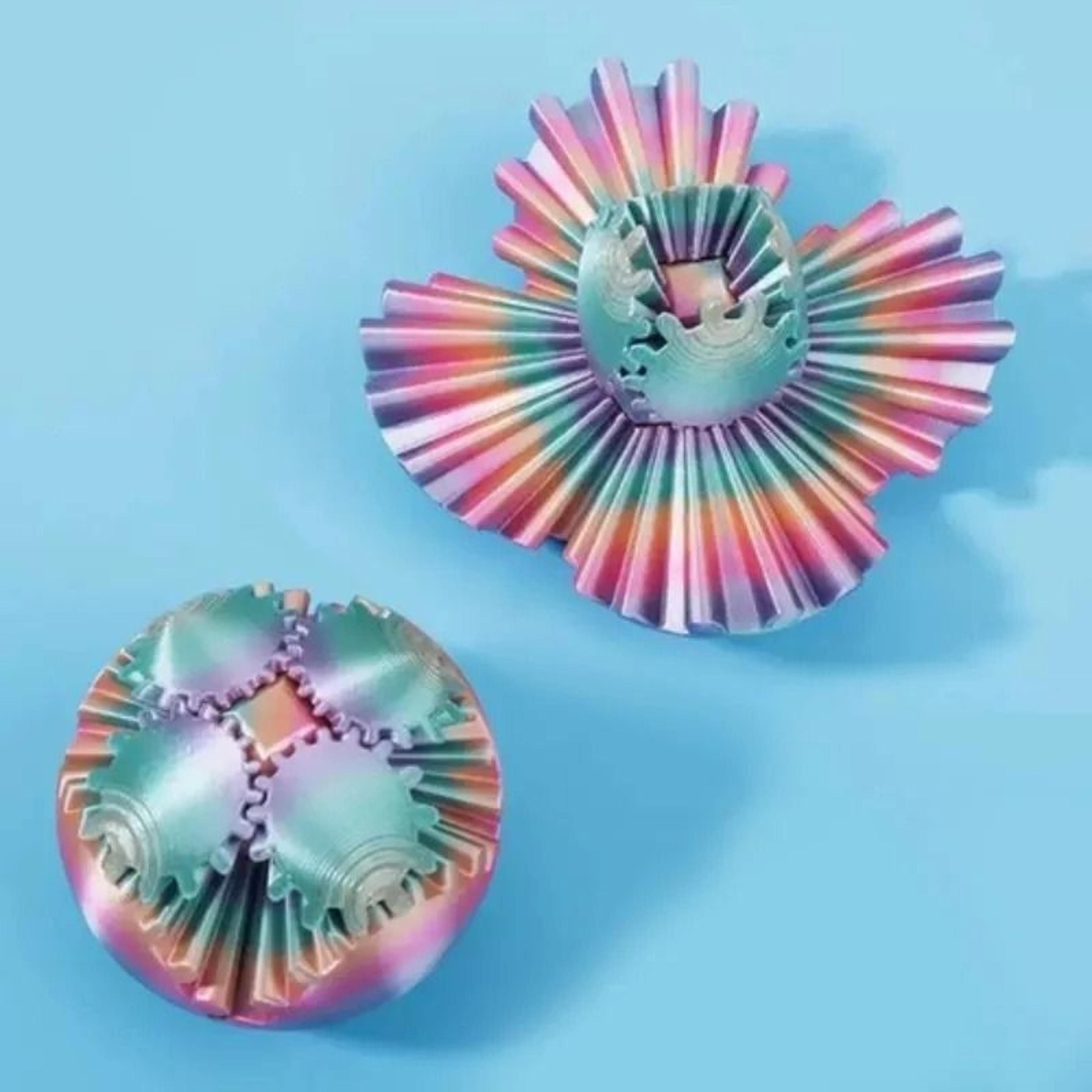 3D Printed Gear Ball Fidget Toy 8