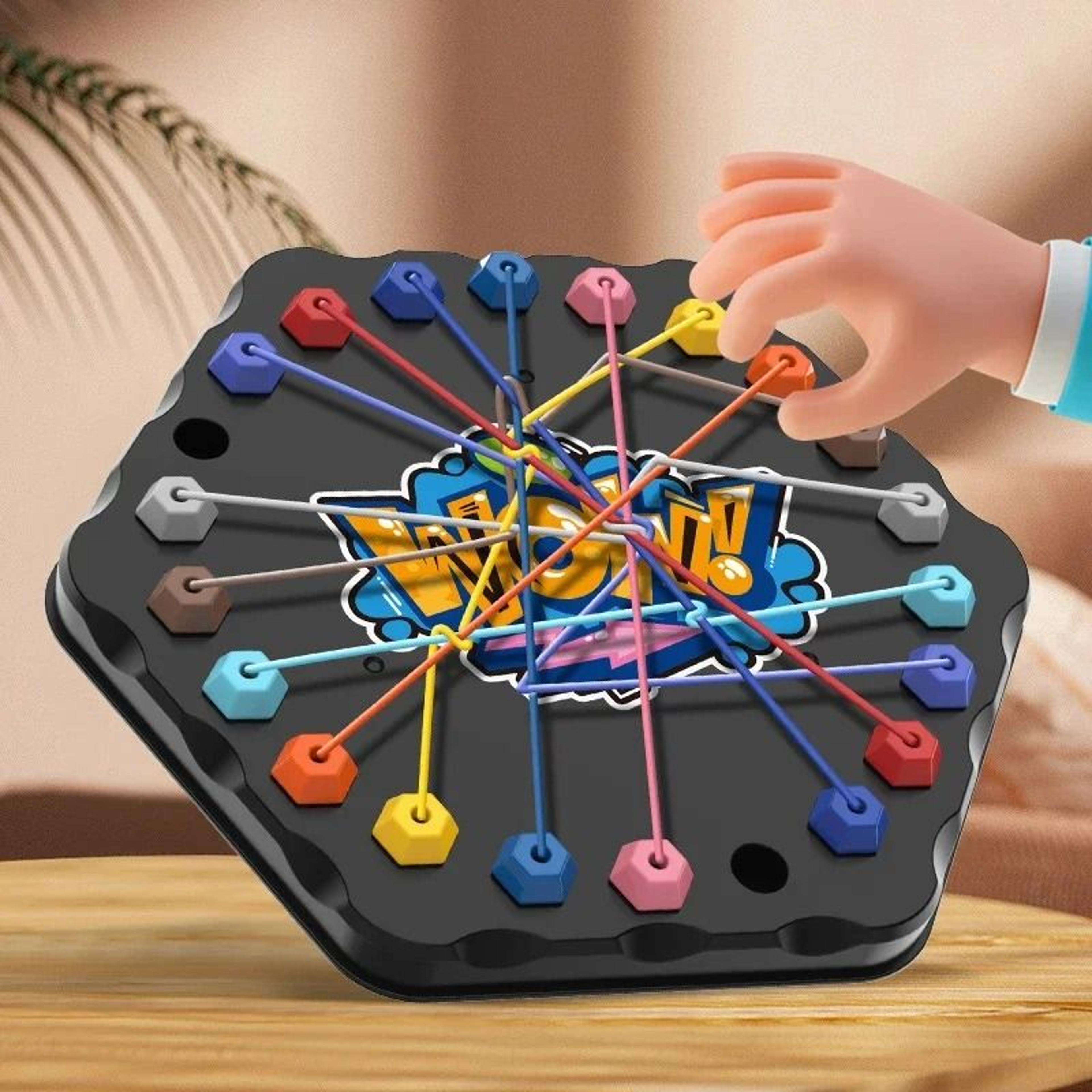 Color Rope Puzzle Board Game Logic Thinking Challenge For Kids 4