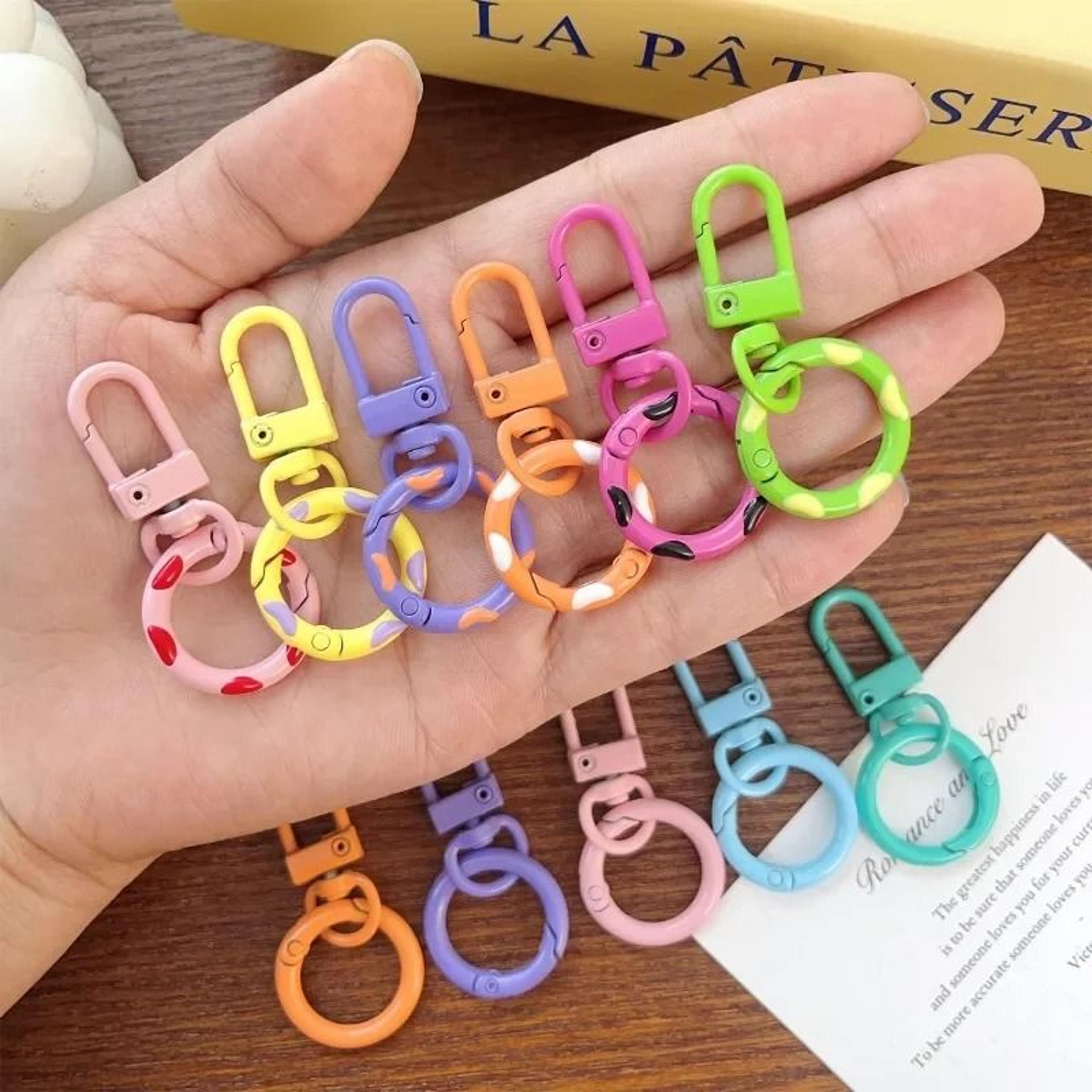 Colorful Lobster Clasp Keychain Hooks For DIY Jewelry And Crafts 4