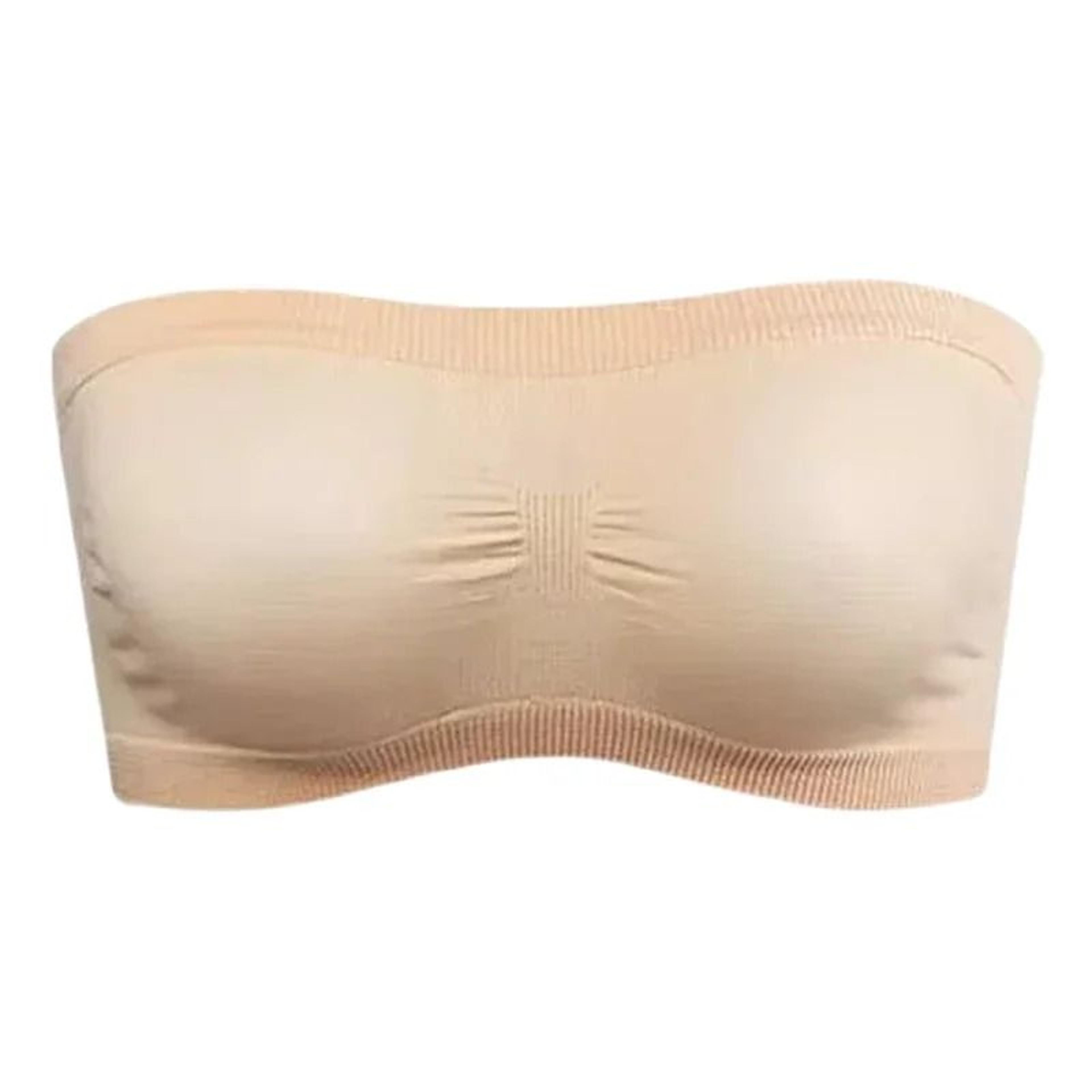 Seamless Strapless Tube Bra Breathable Stretch Bandeau Top For Women 9