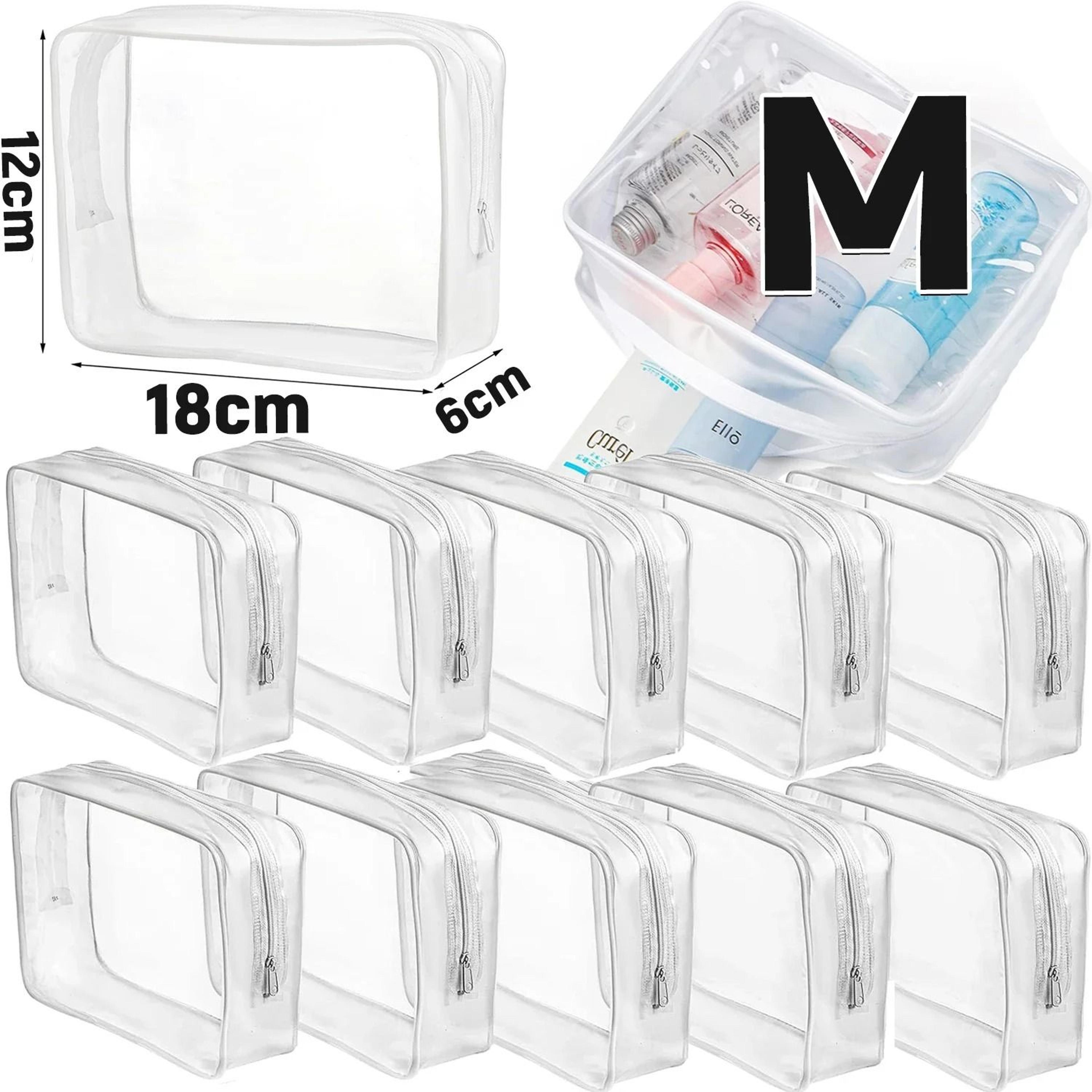 Clear PVC Travel Makeup Bag Transparent Cosmetic Organizer Toiletry Storage Case 6