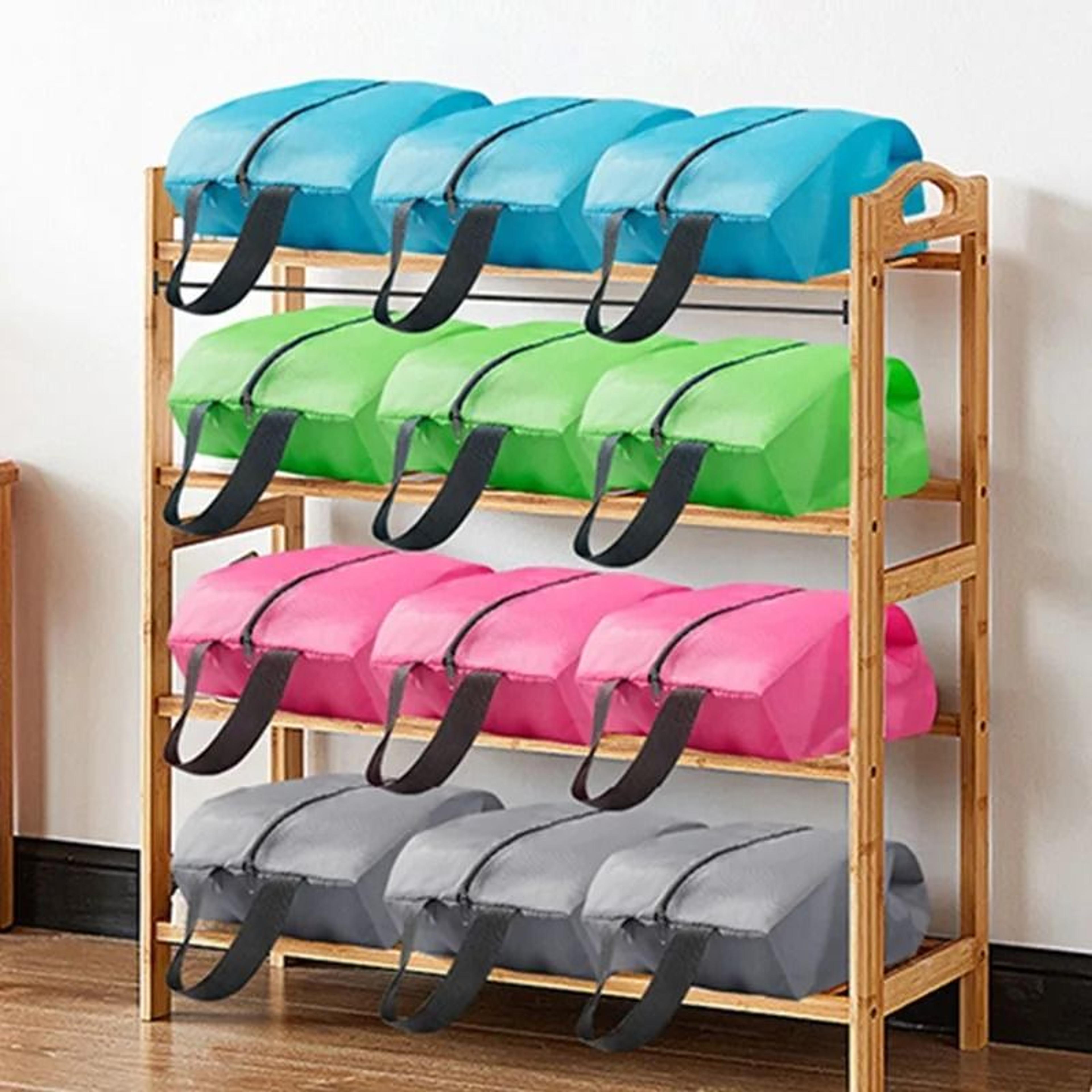Waterproof Travel Shoe Storage Bag With Zipper And Dustproof Organizer Pouch 5
