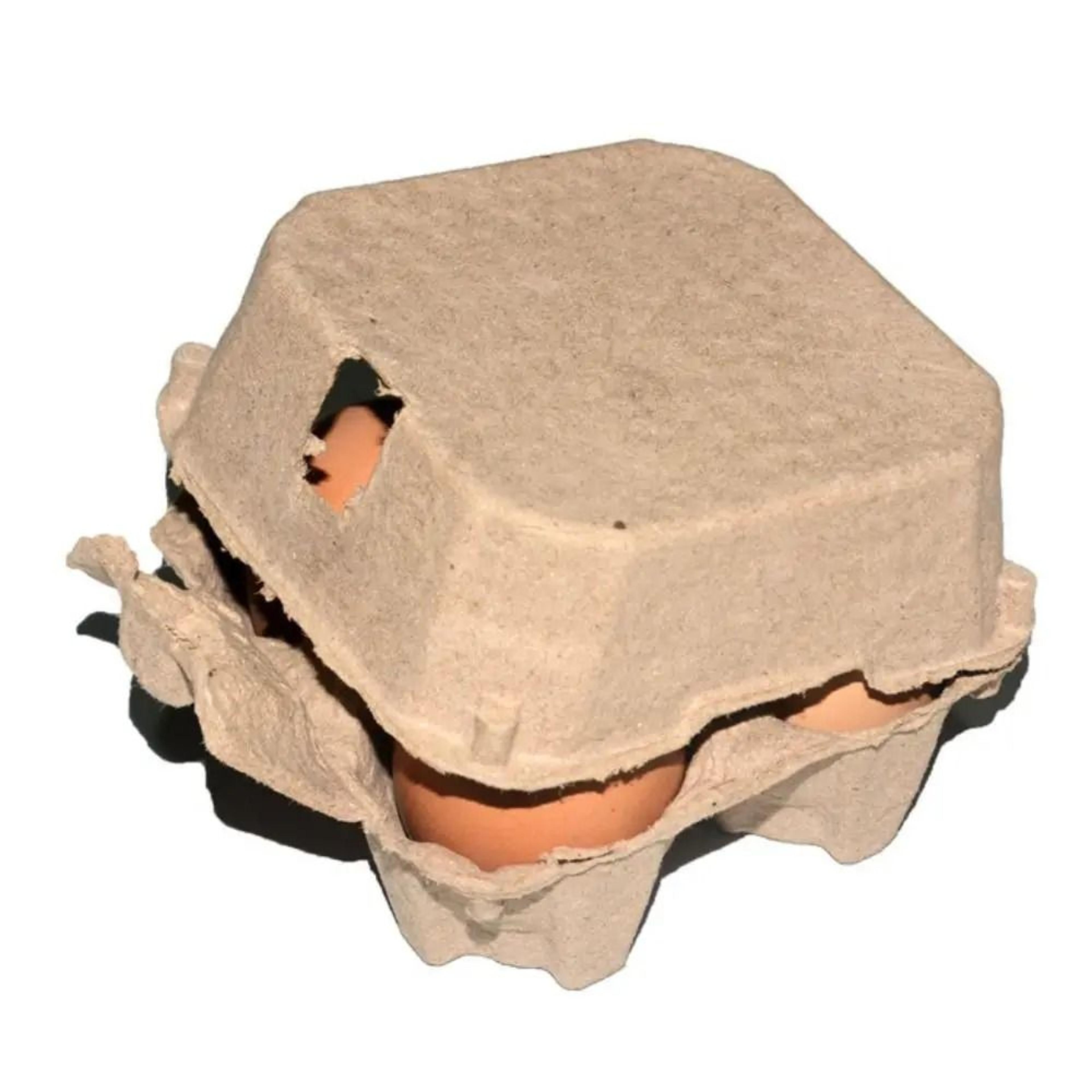 kraft pulp egg carton storage tray for refrigerator and egg organization
