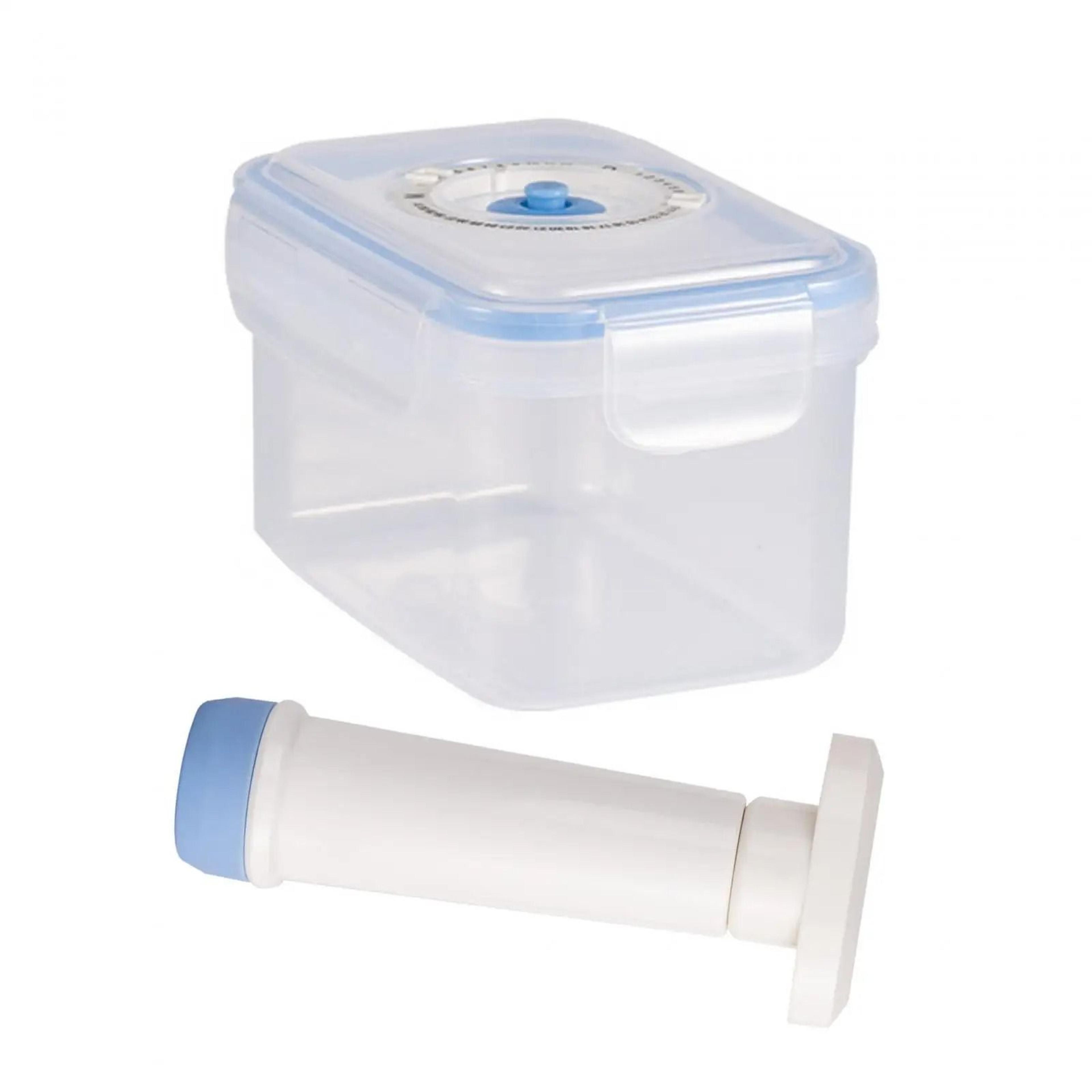 vacuum food storage container set with manual pump leakproof freshness keeper