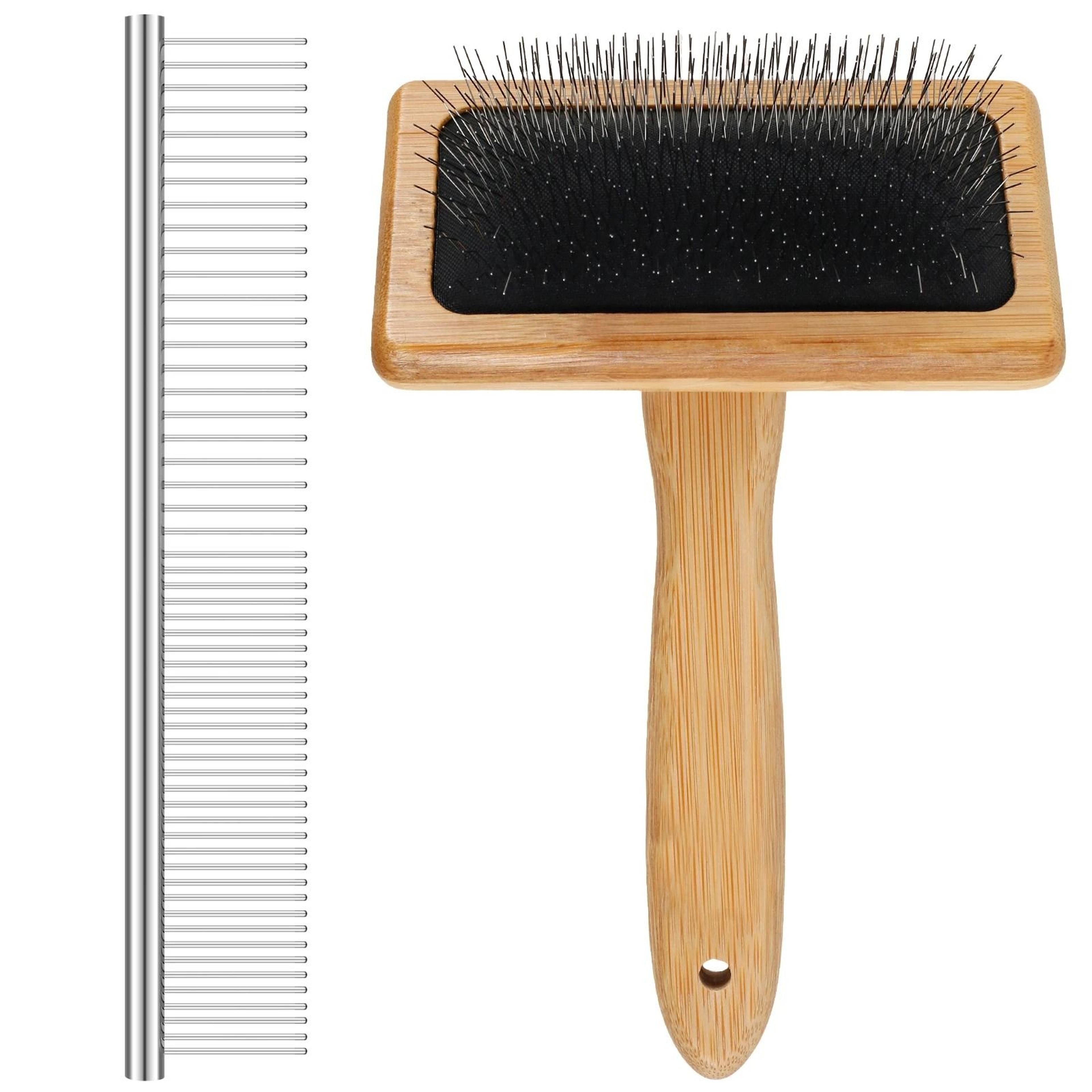 2 Piece Macrame Rug Tassel Brush Comb Set 6