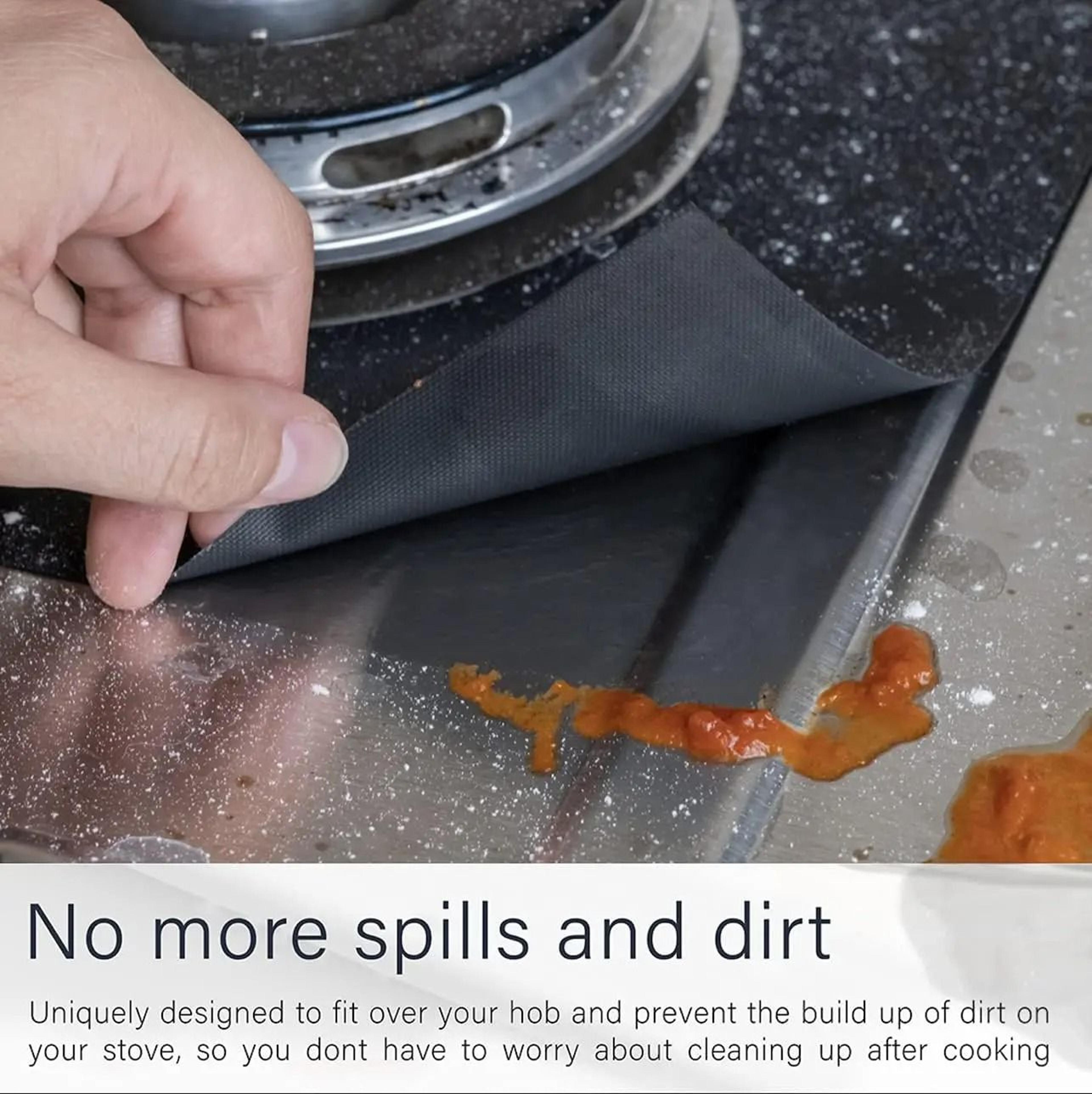 Reusable Gas Stove Burner Covers And Stovetop Liners 5