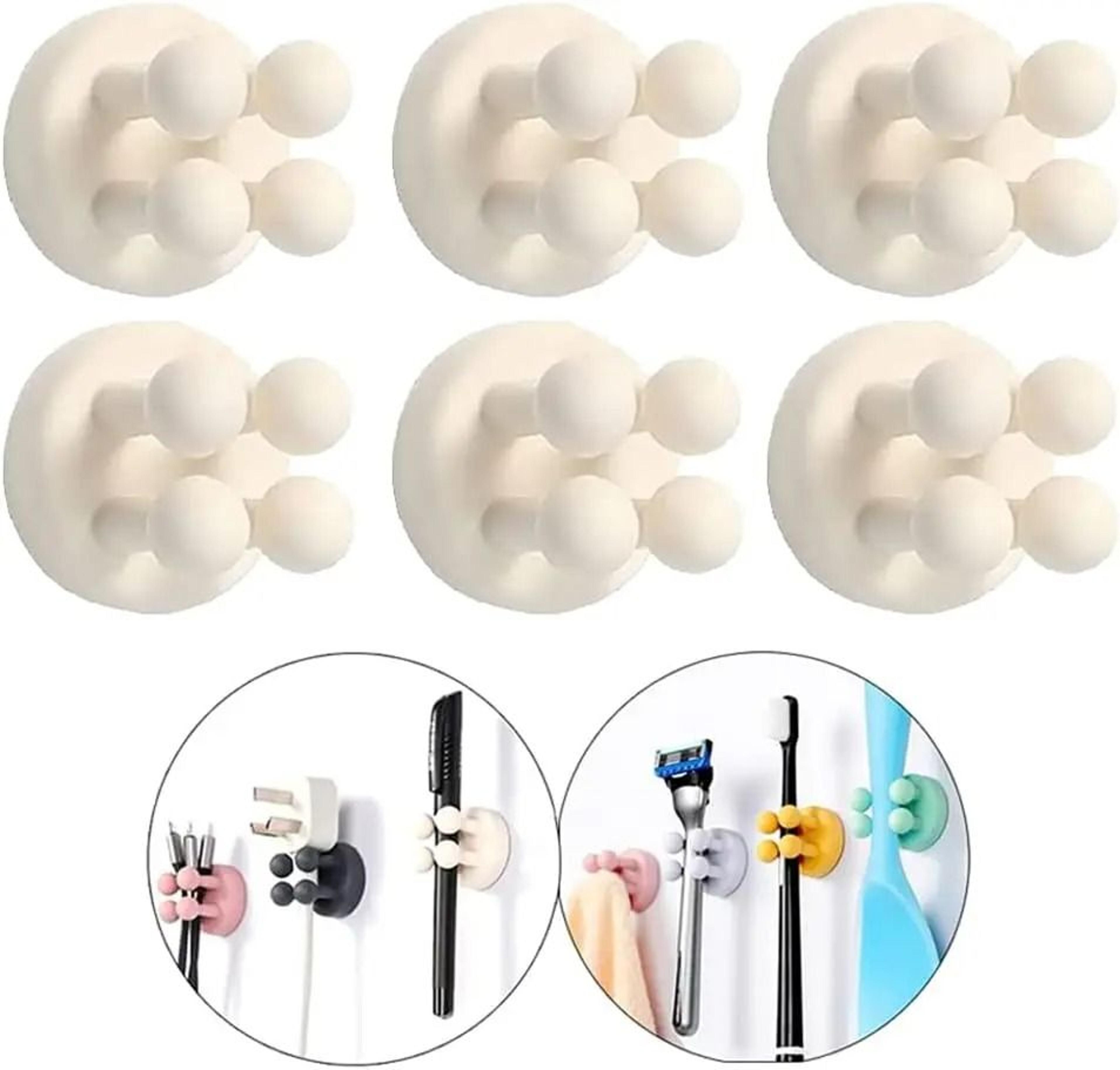 Self Adhesive Silicone Toothbrush Holder Wall Hook 18