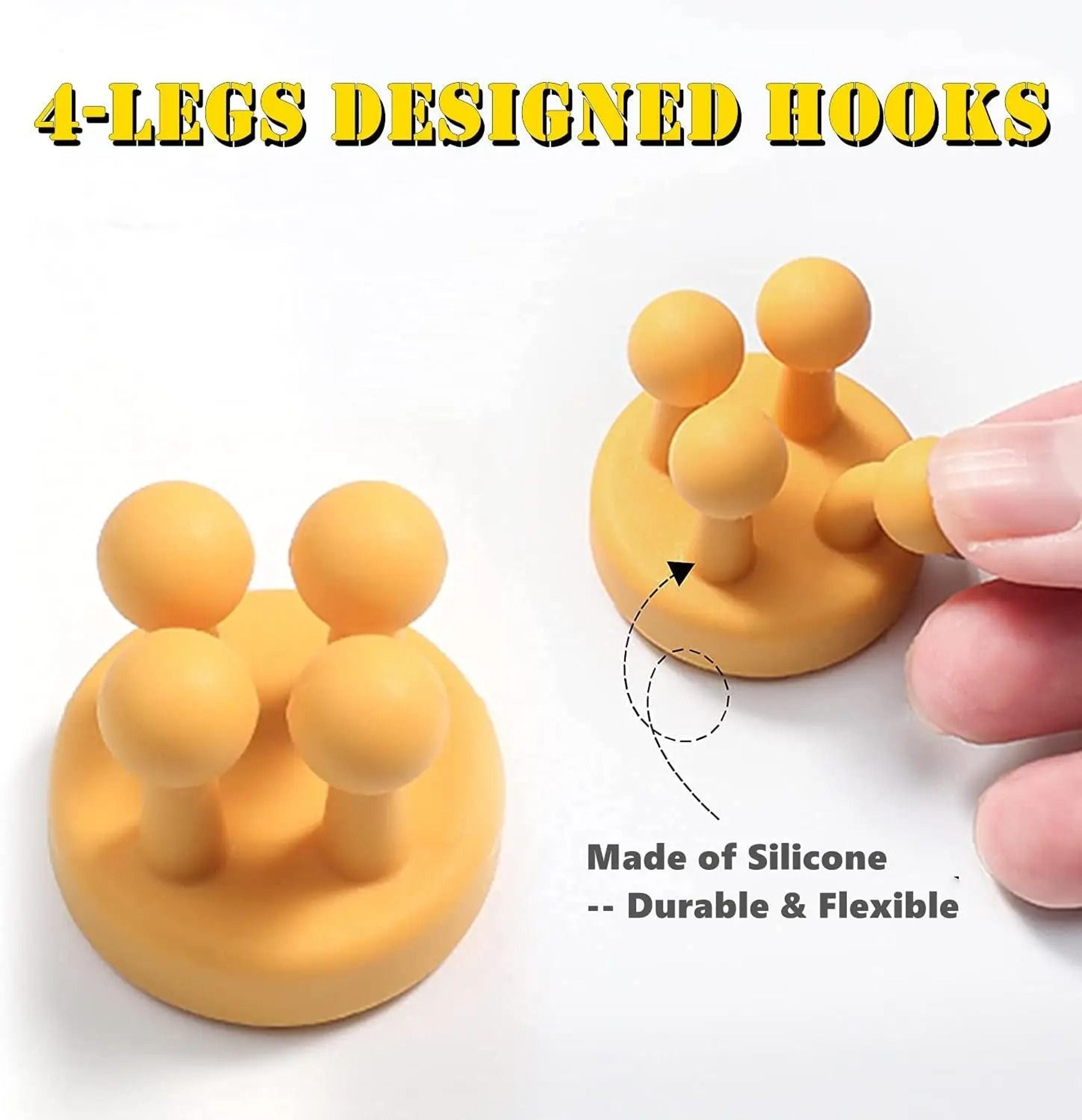 Self Adhesive Silicone Toothbrush Holder Wall Hook 3