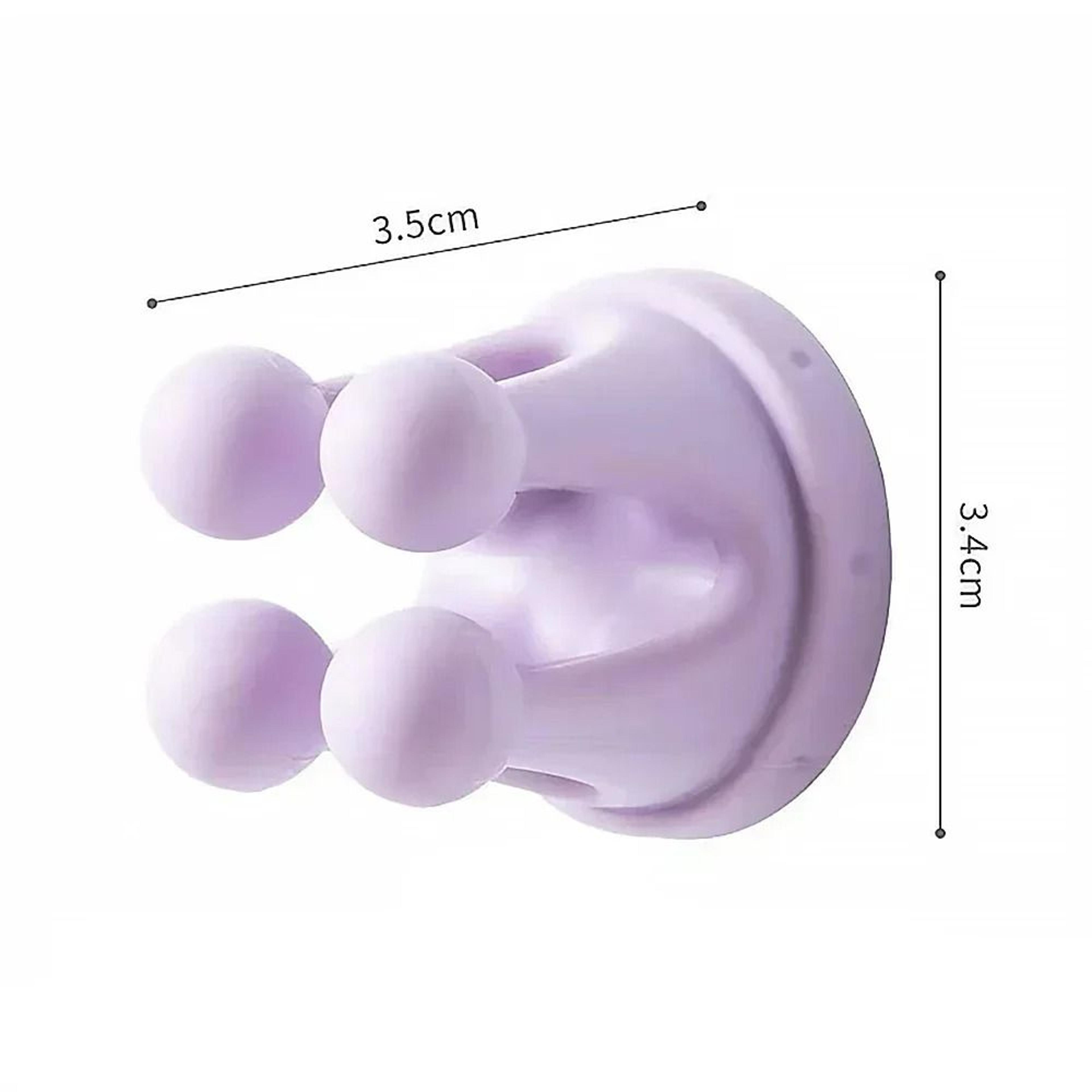 Self Adhesive Silicone Toothbrush Holder Wall Hook 8