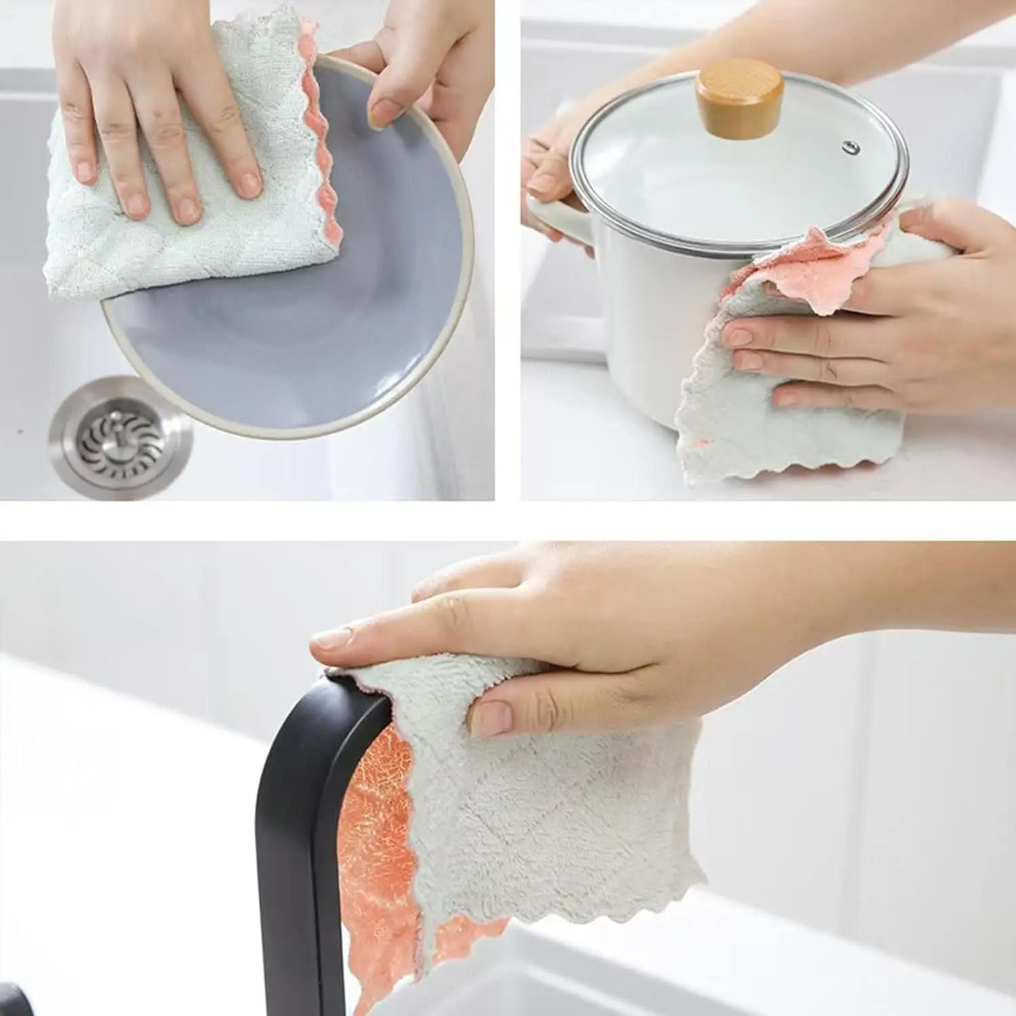 Super Absorbent Microfiber Kitchen Cleaning Cloths 4