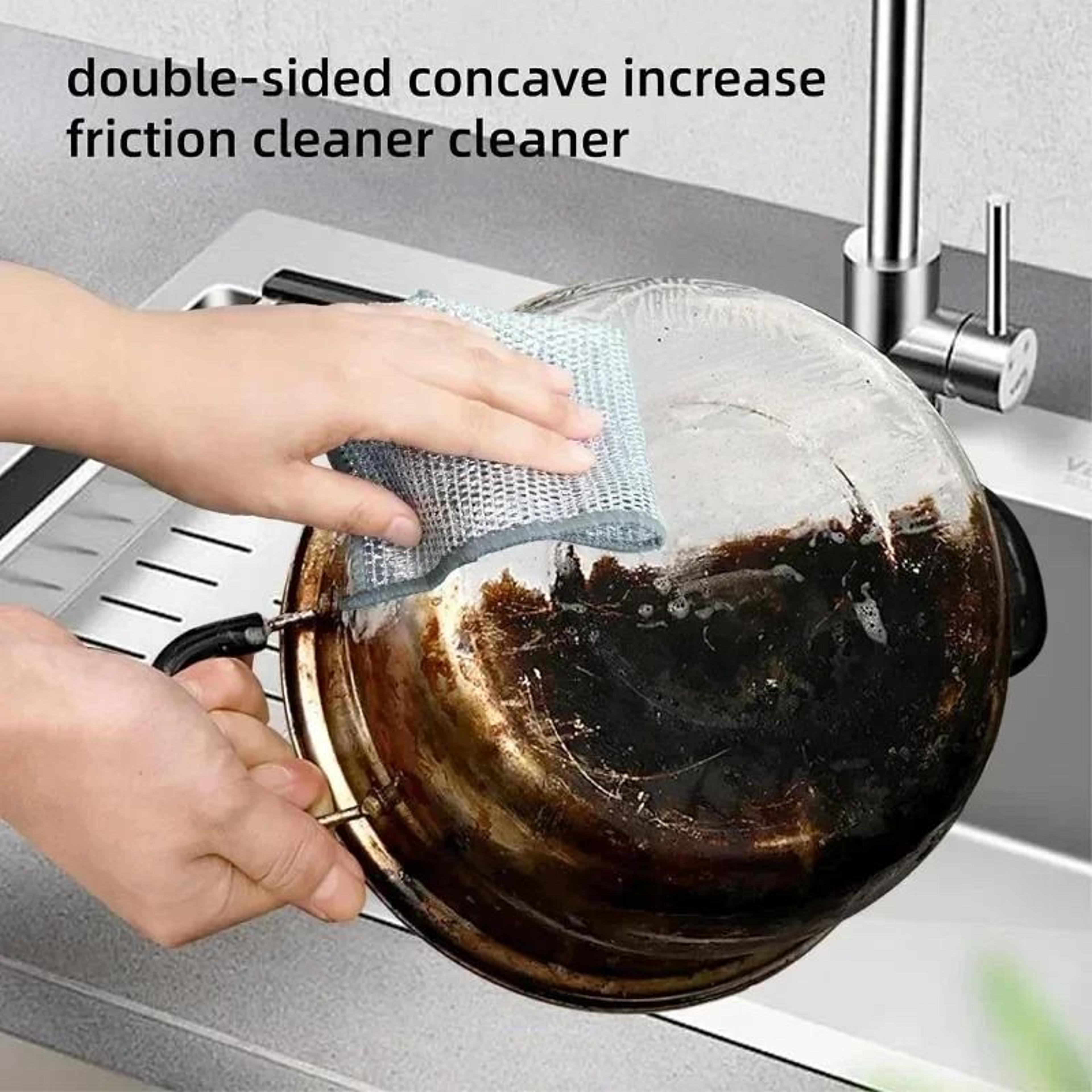 Double Sided Steel Wire Cleaning Cloths For Kitchen 2