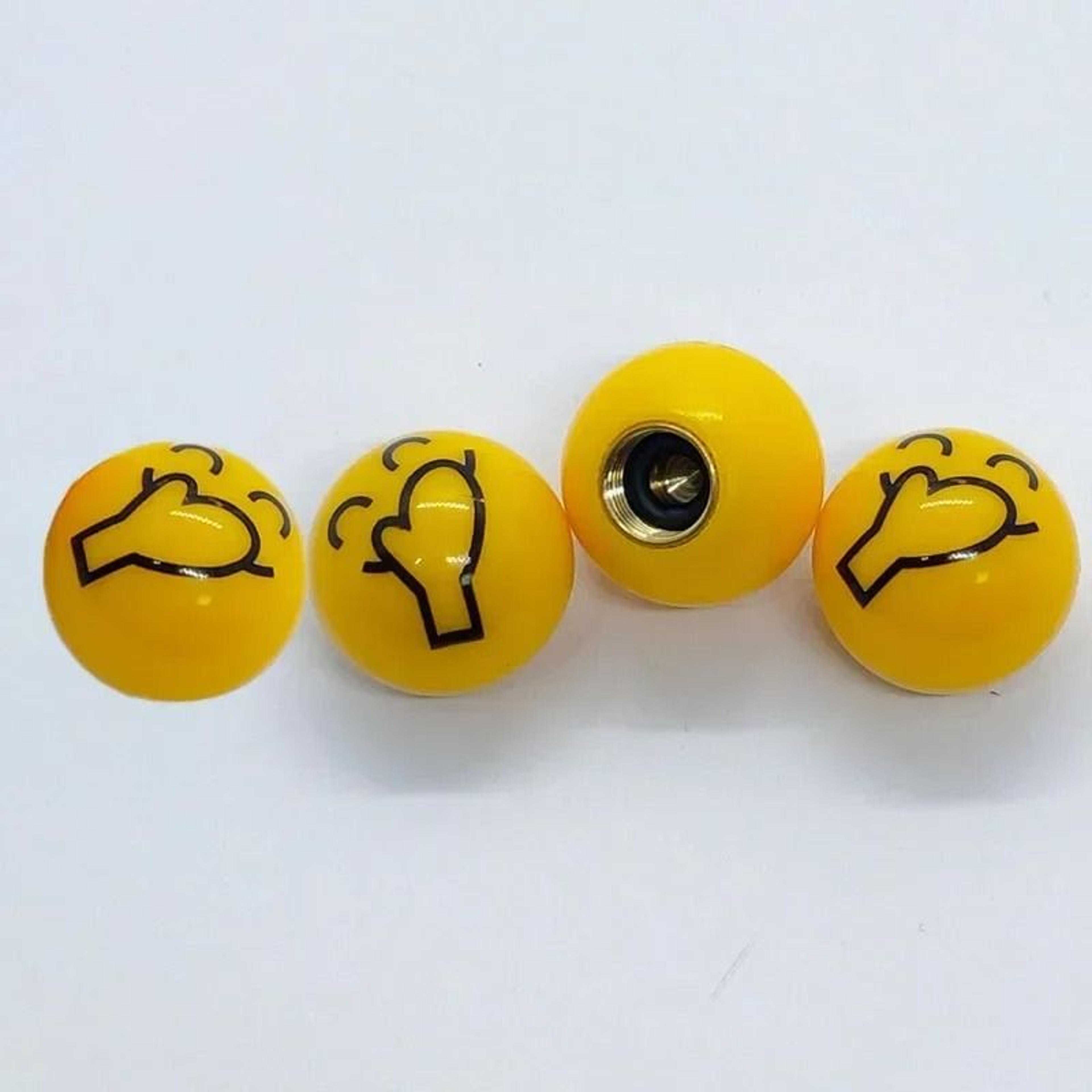 Universal Emoticon Air Stem Airtight Caps 14
