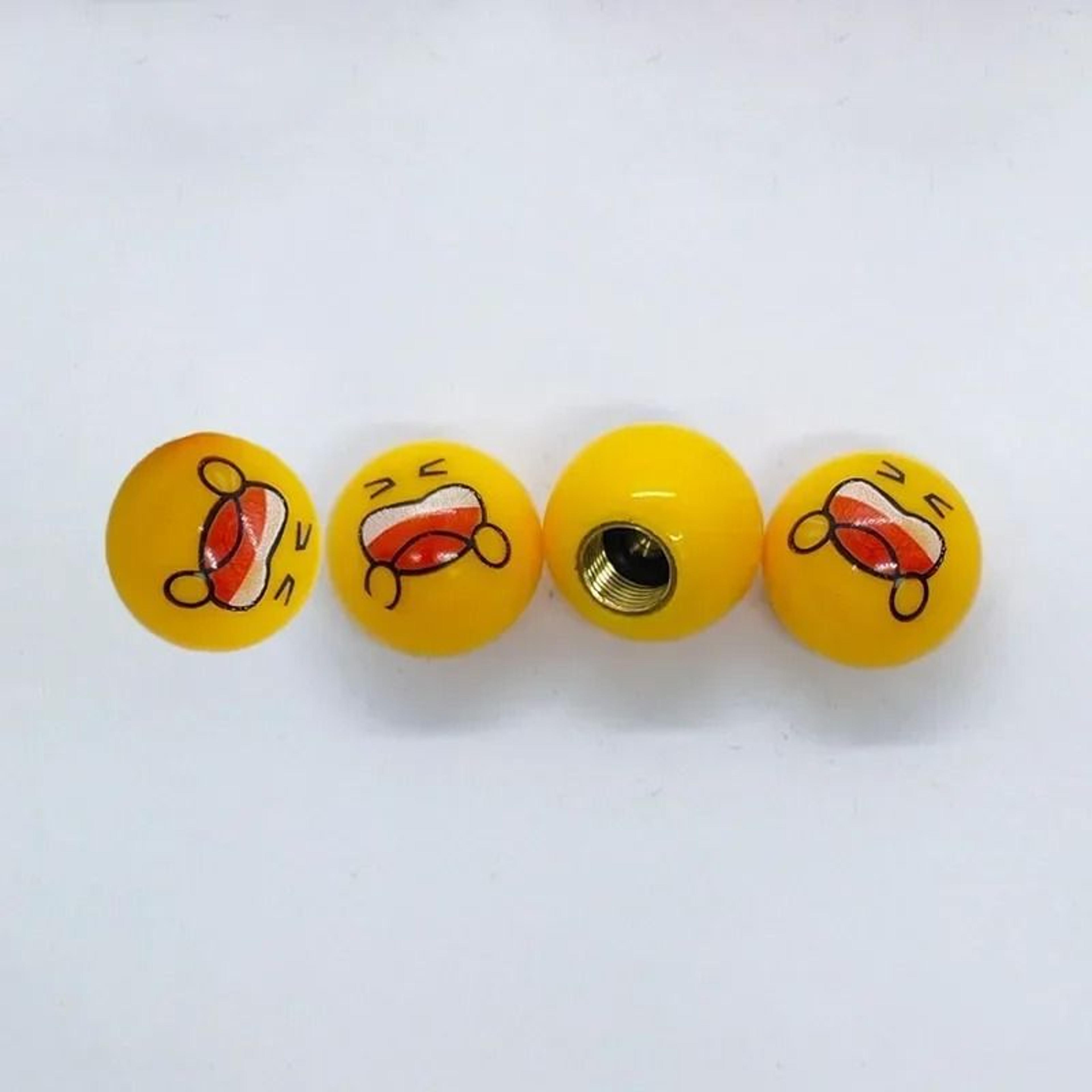 Universal Emoticon Air Stem Airtight Caps 16