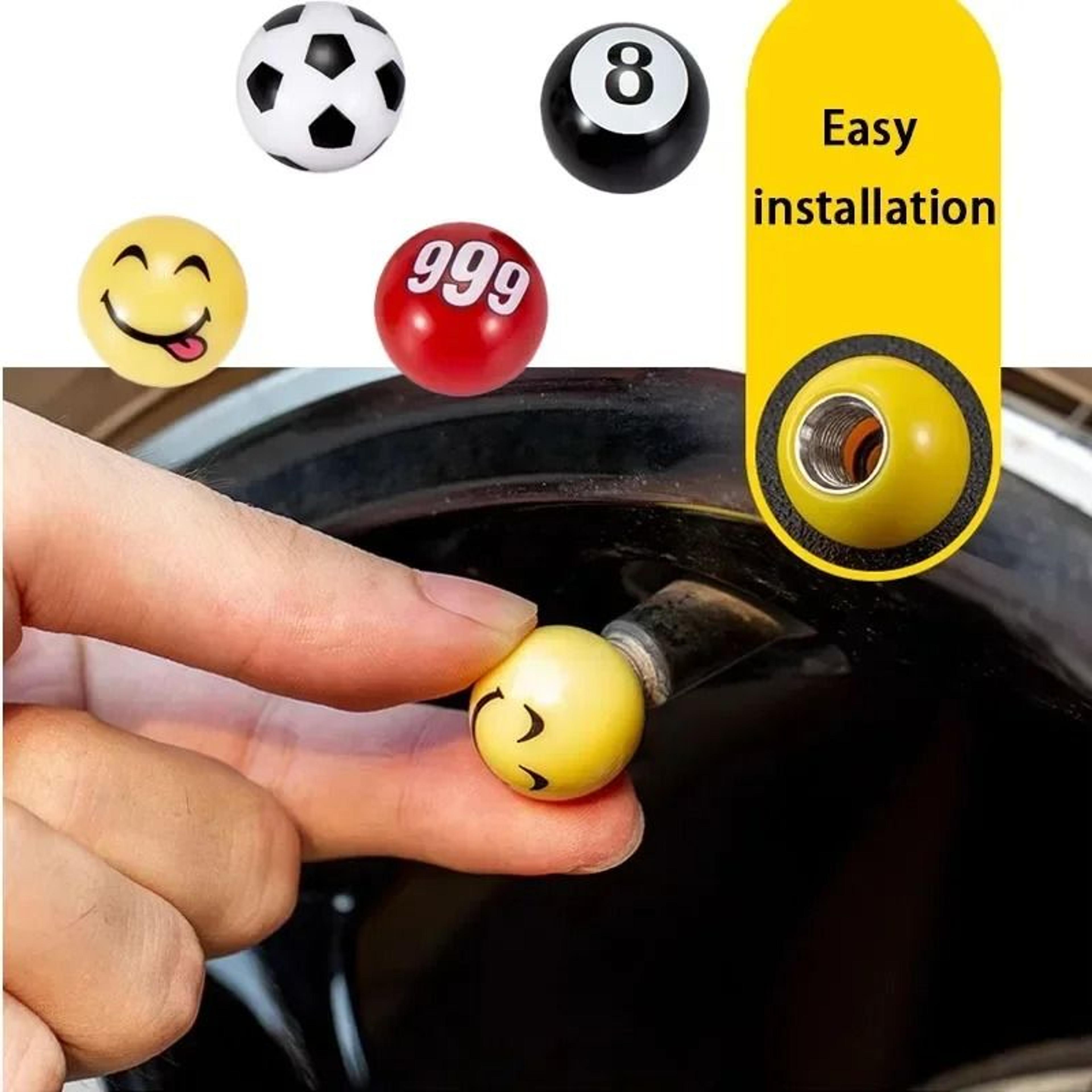 Universal Emoticon Air Stem Airtight Caps 1