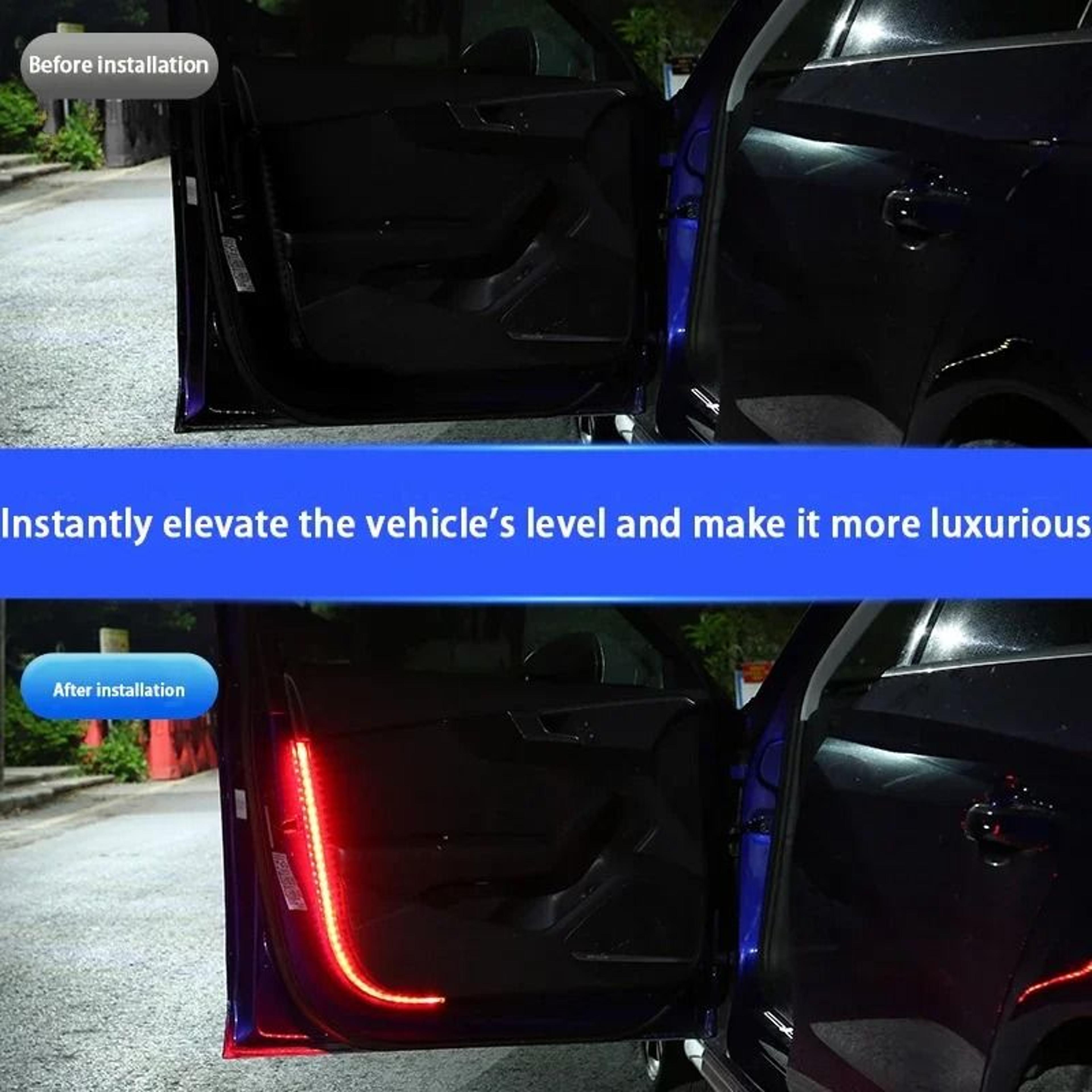 Universal LED Car Door Warning Light Strip 2362 In Anti Collision Safety Light 2
