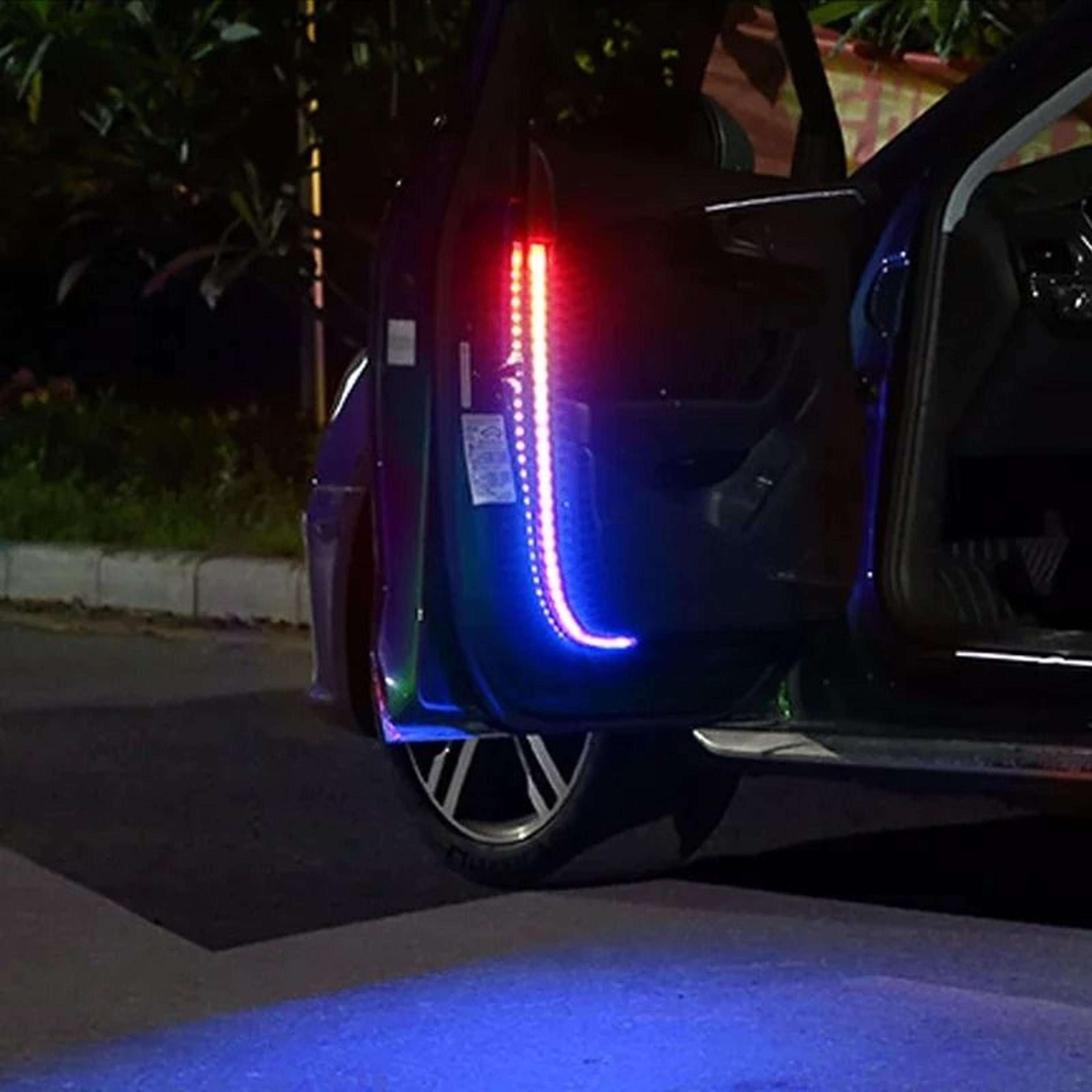Universal LED Car Door Warning Light Strip 2362 In Anti Collision Safety Light 4